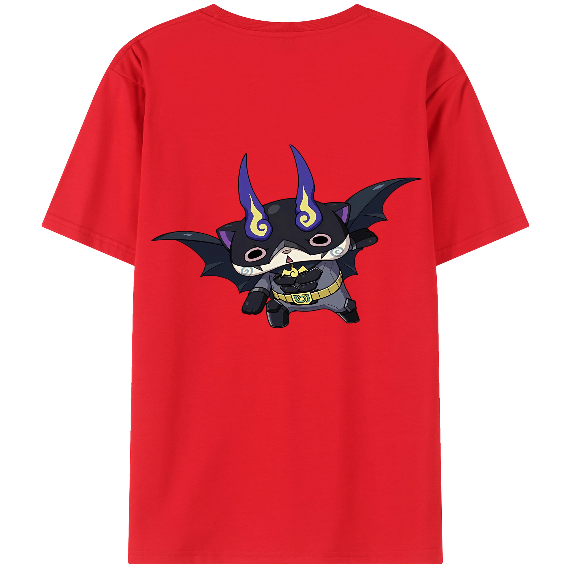 （画像用） 妖怪ウォッチ Yo-kai Watch 綿100％半袖Tシャツ（背面プリント）