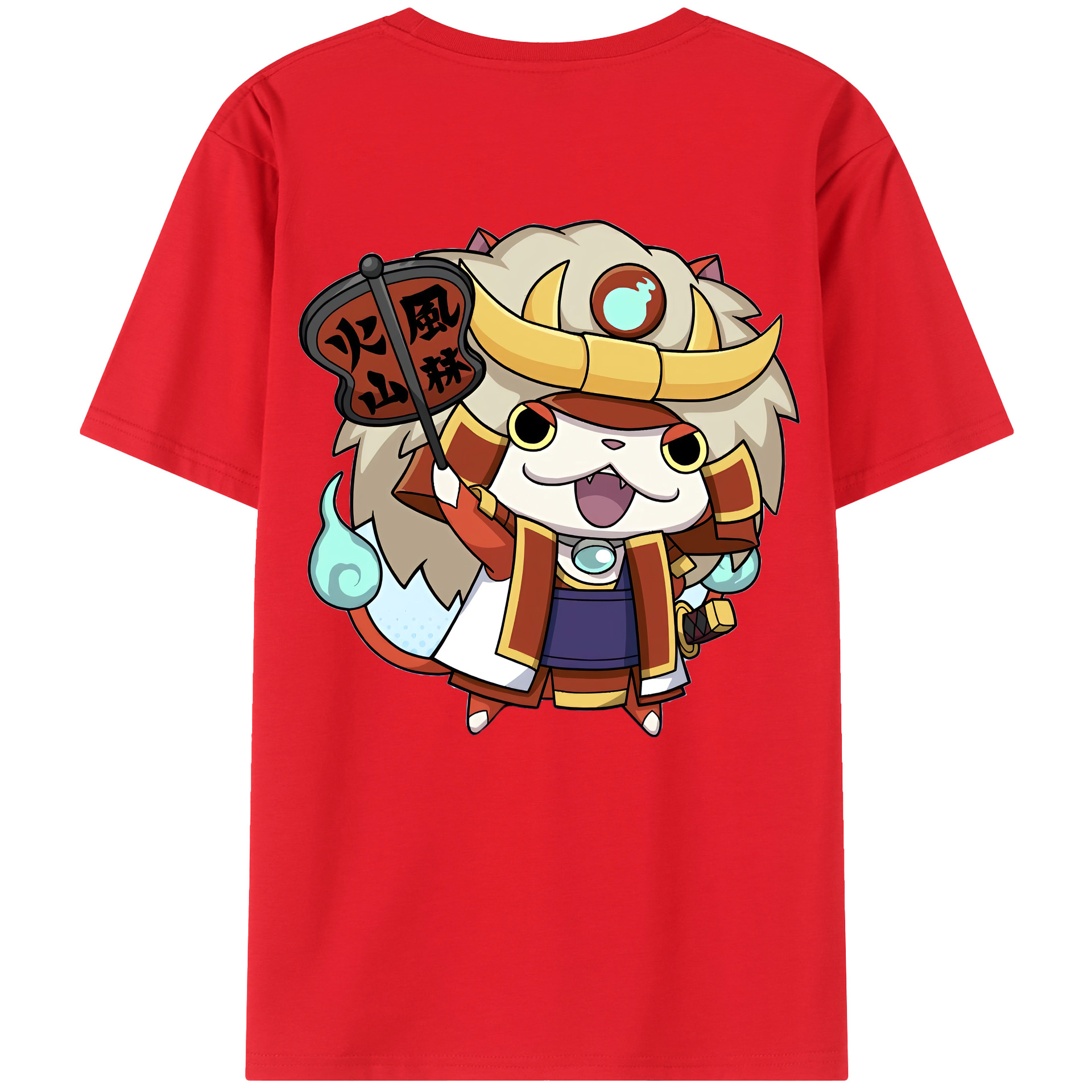 （画像用） 妖怪ウォッチ Yo-kai Watch 綿100％半袖Tシャツ（背面プリント）
