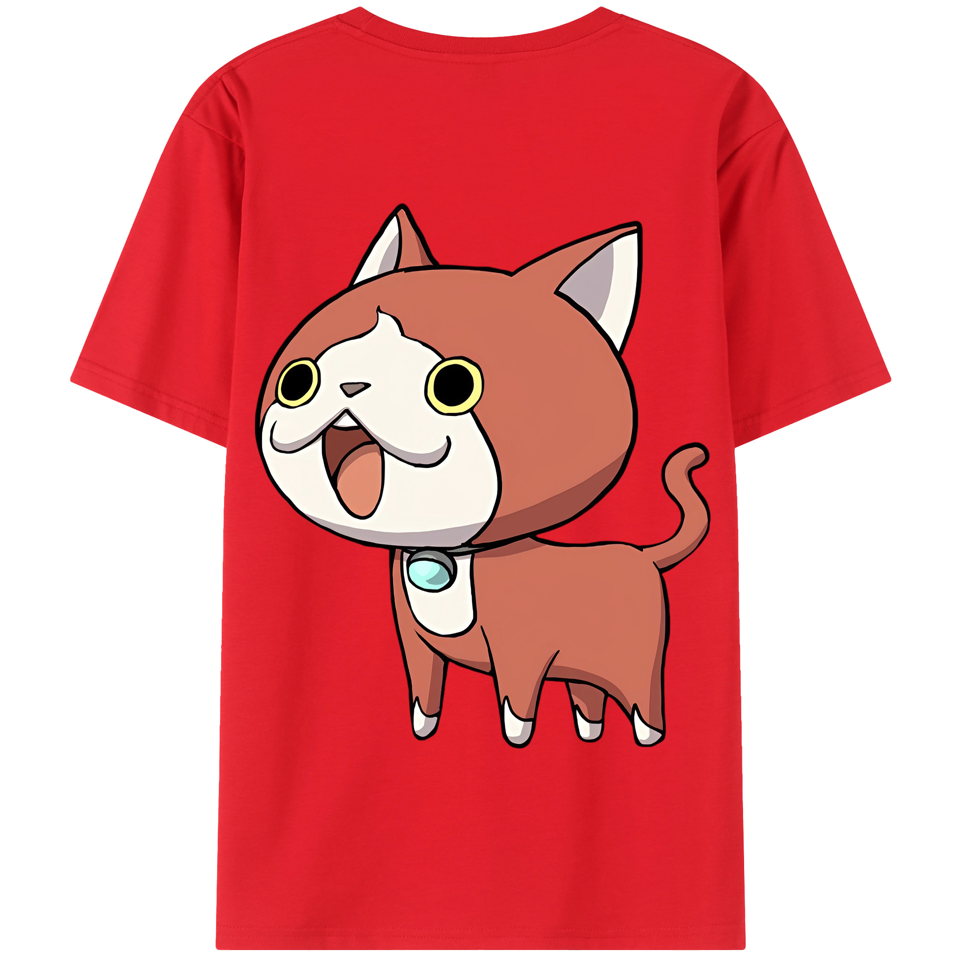（画像用） 妖怪ウォッチ Yo-kai Watch 綿100％半袖Tシャツ（背面プリント）