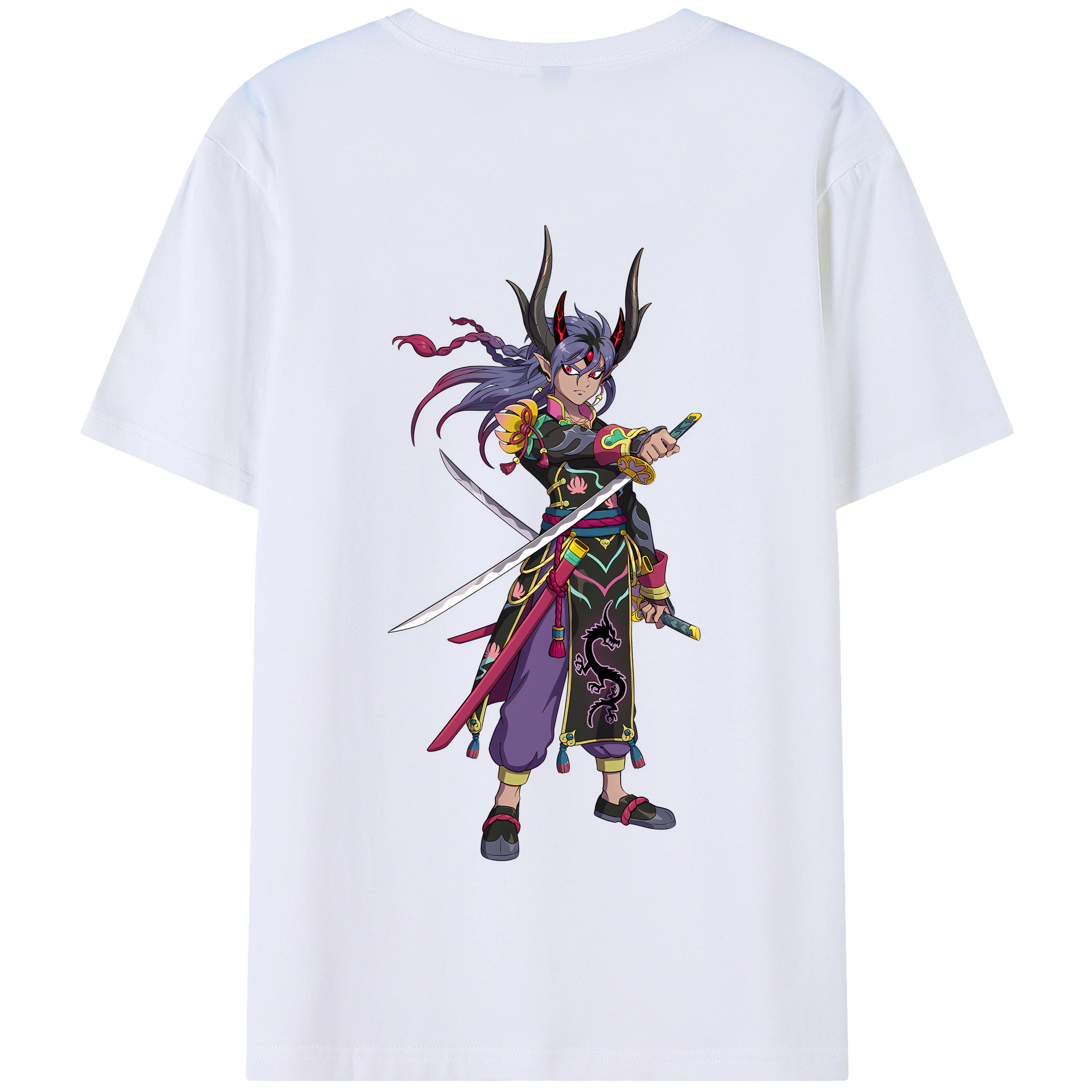 （画像用） 妖怪ウォッチ Yo-kai Watch 綿100％半袖Tシャツ（背面プリント）