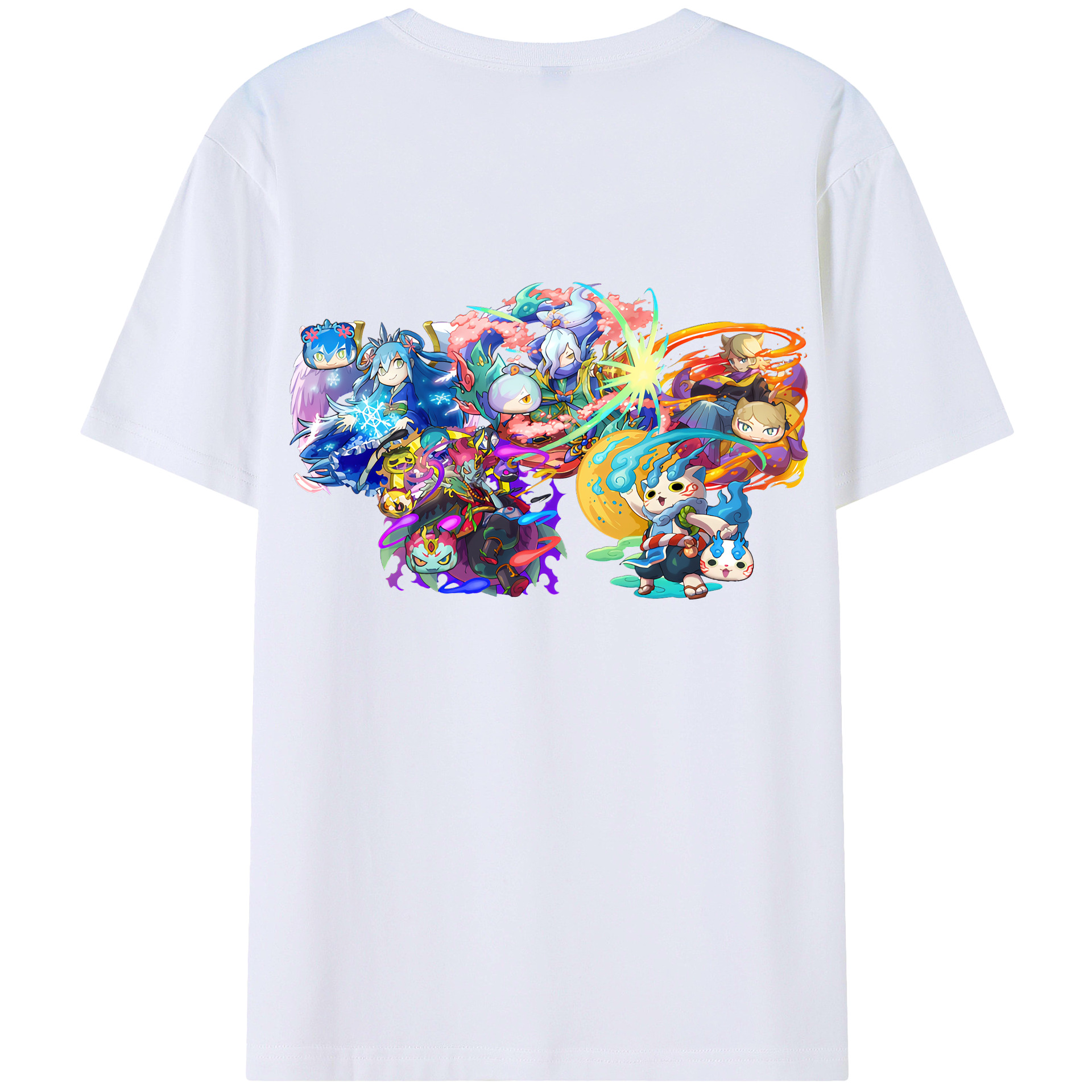 （画像用） 妖怪ウォッチ Yo-kai Watch 綿100％半袖Tシャツ（背面プリント）