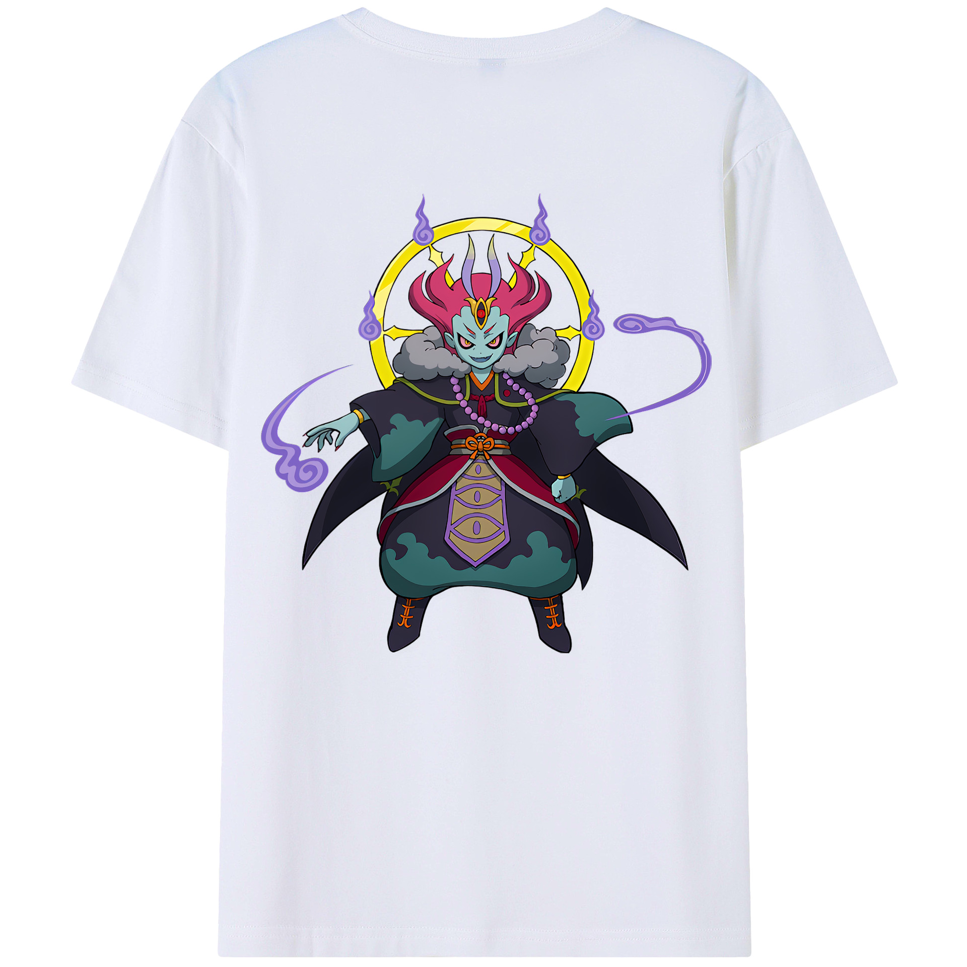 （画像用） 妖怪ウォッチ Yo-kai Watch 綿100％半袖Tシャツ（背面プリント）
