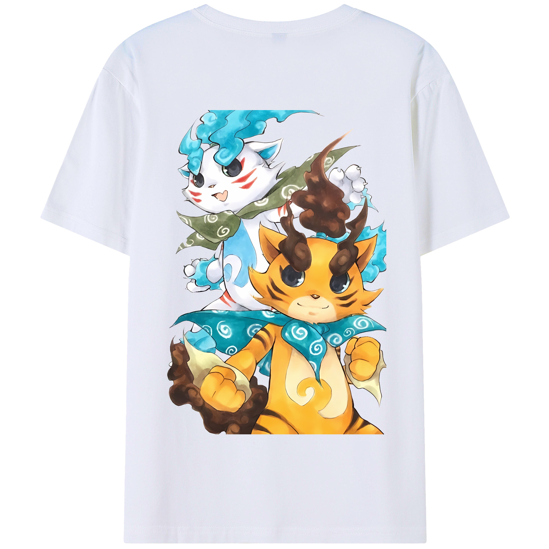 （画像用） 妖怪ウォッチ Yo-kai Watch 綿100％半袖Tシャツ（背面プリント）