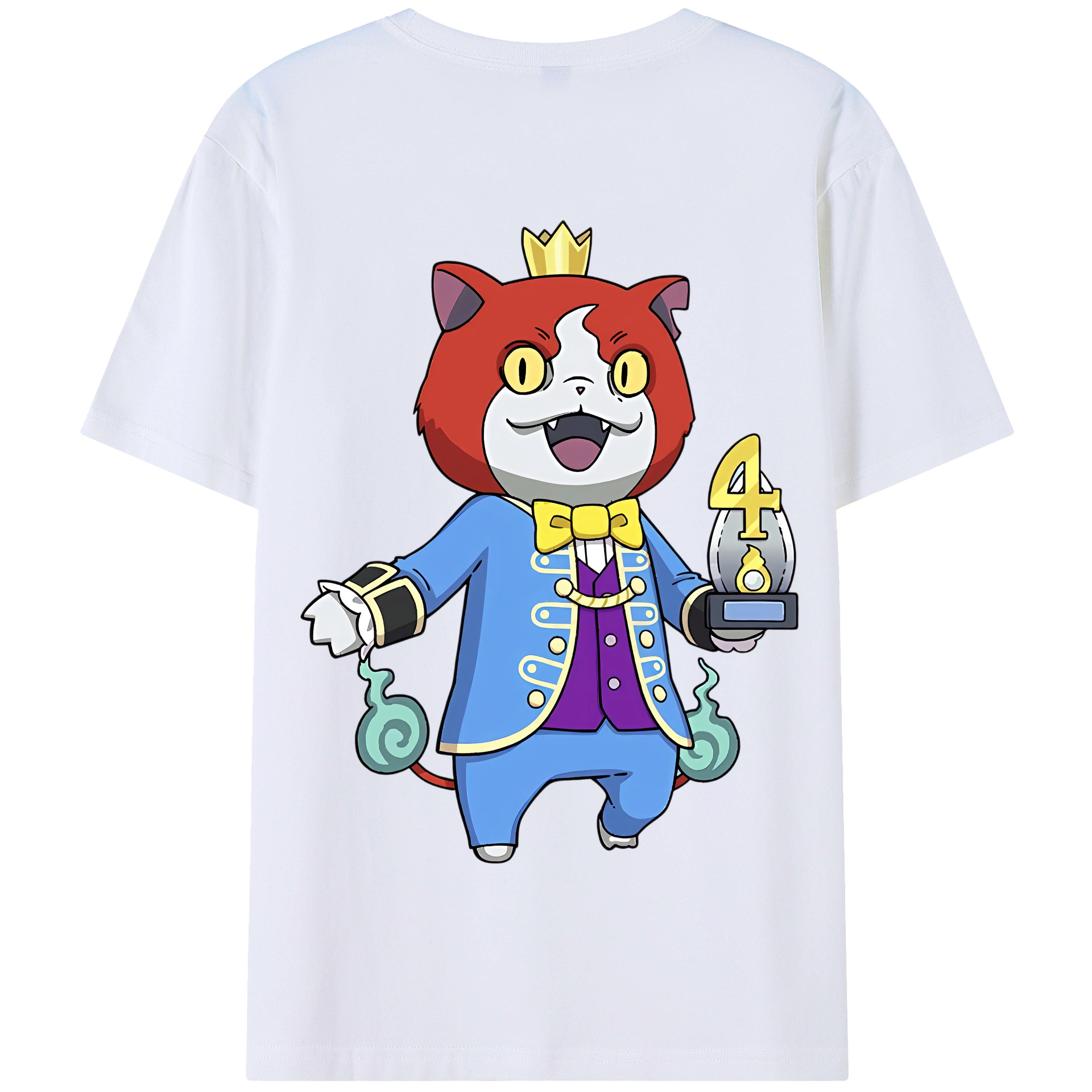 （画像用） 妖怪ウォッチ Yo-kai Watch 綿100％半袖Tシャツ（背面プリント）