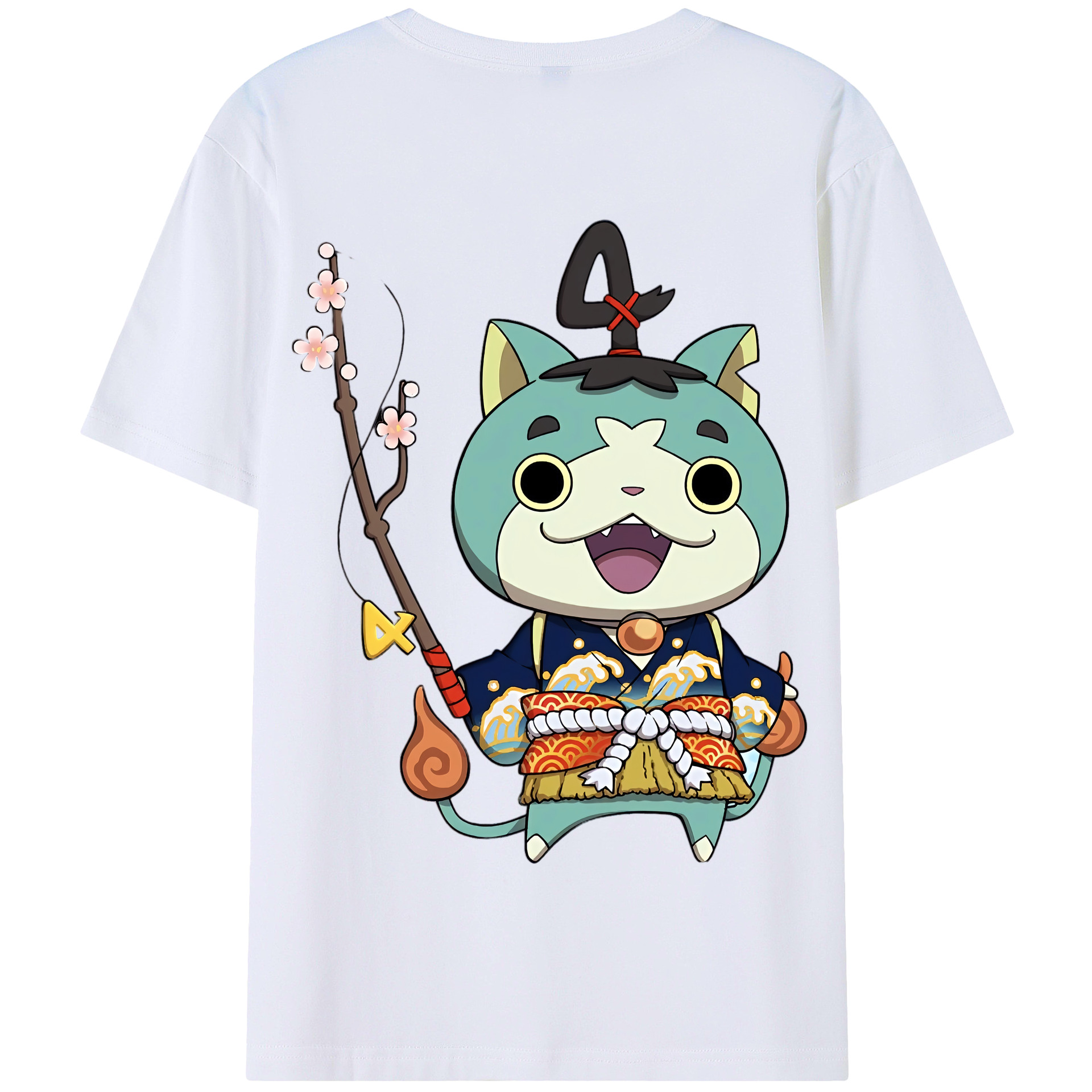 （画像用） 妖怪ウォッチ Yo-kai Watch 綿100％半袖Tシャツ（背面プリント）