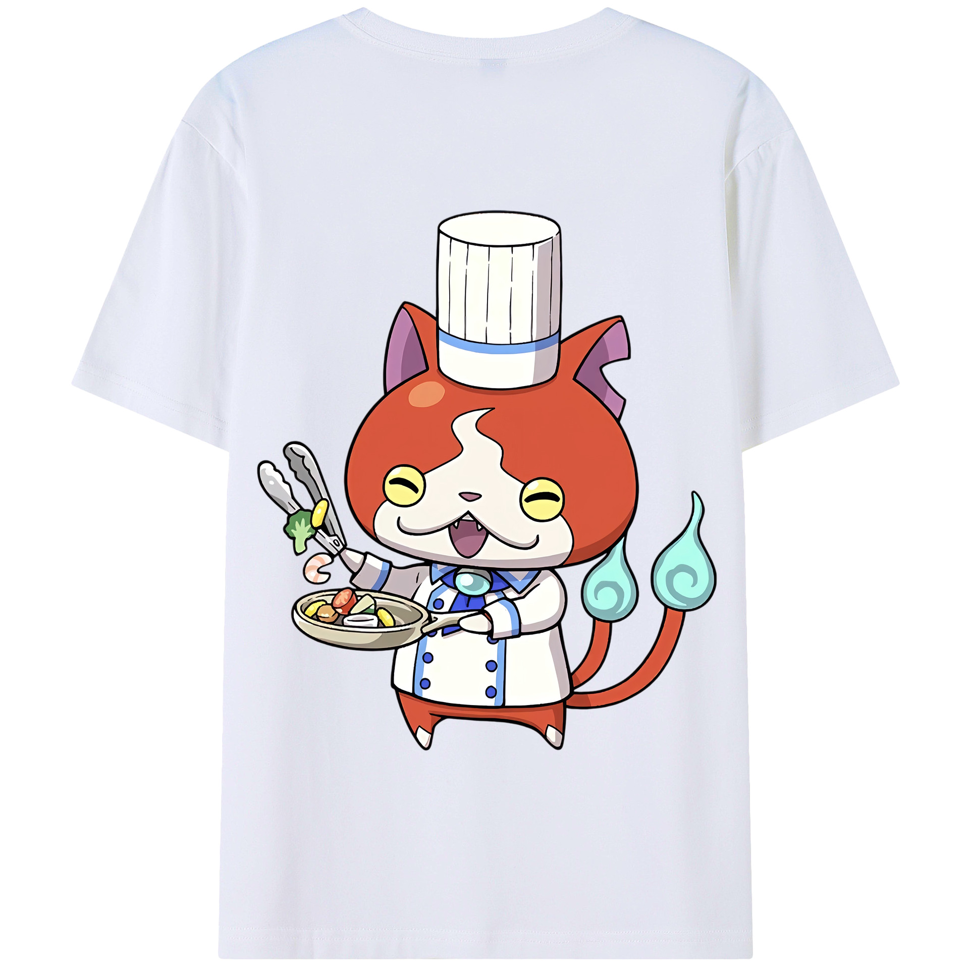 （画像用） 妖怪ウォッチ Yo-kai Watch 綿100％半袖Tシャツ（背面プリント）