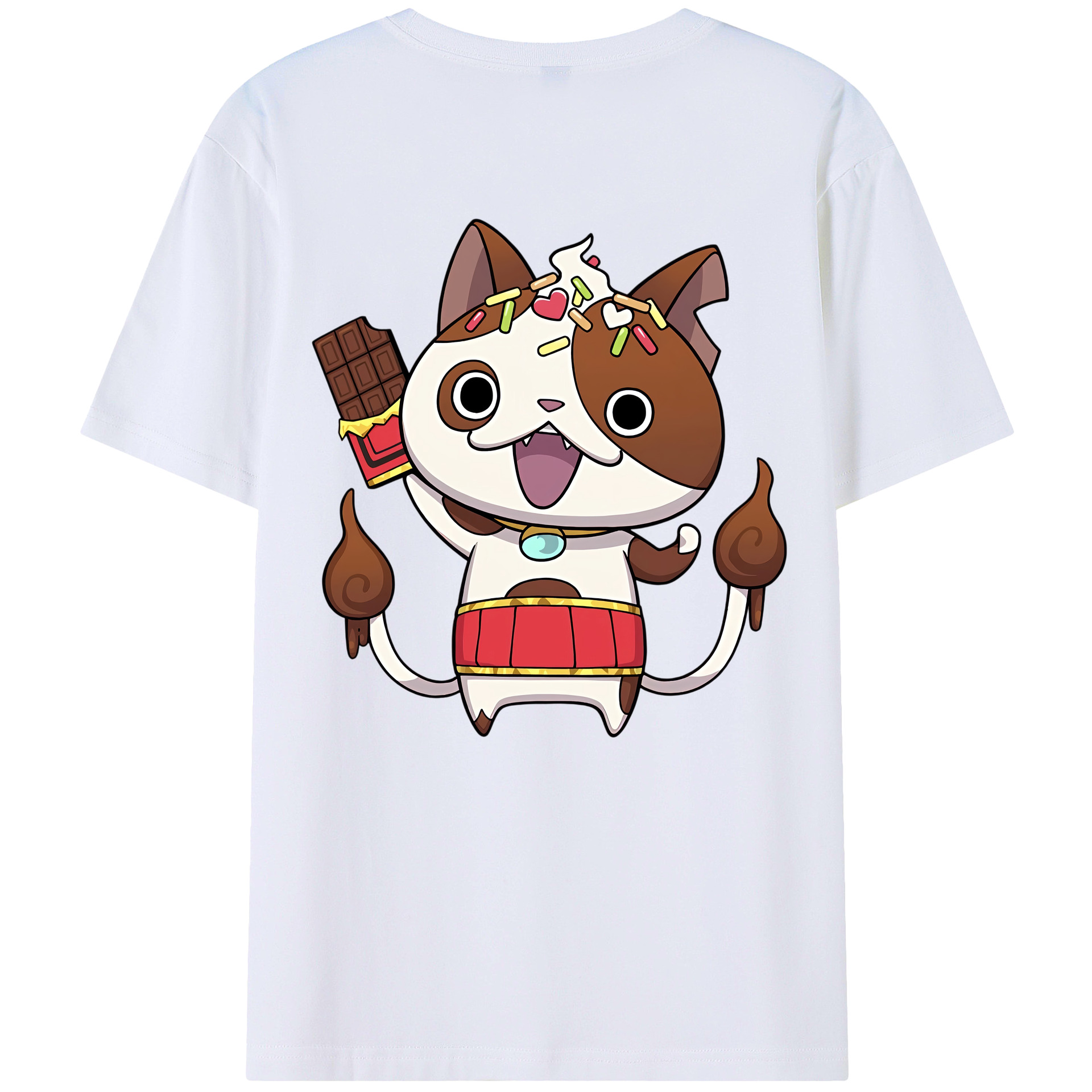 （画像用） 妖怪ウォッチ Yo-kai Watch 綿100％半袖Tシャツ（背面プリント）