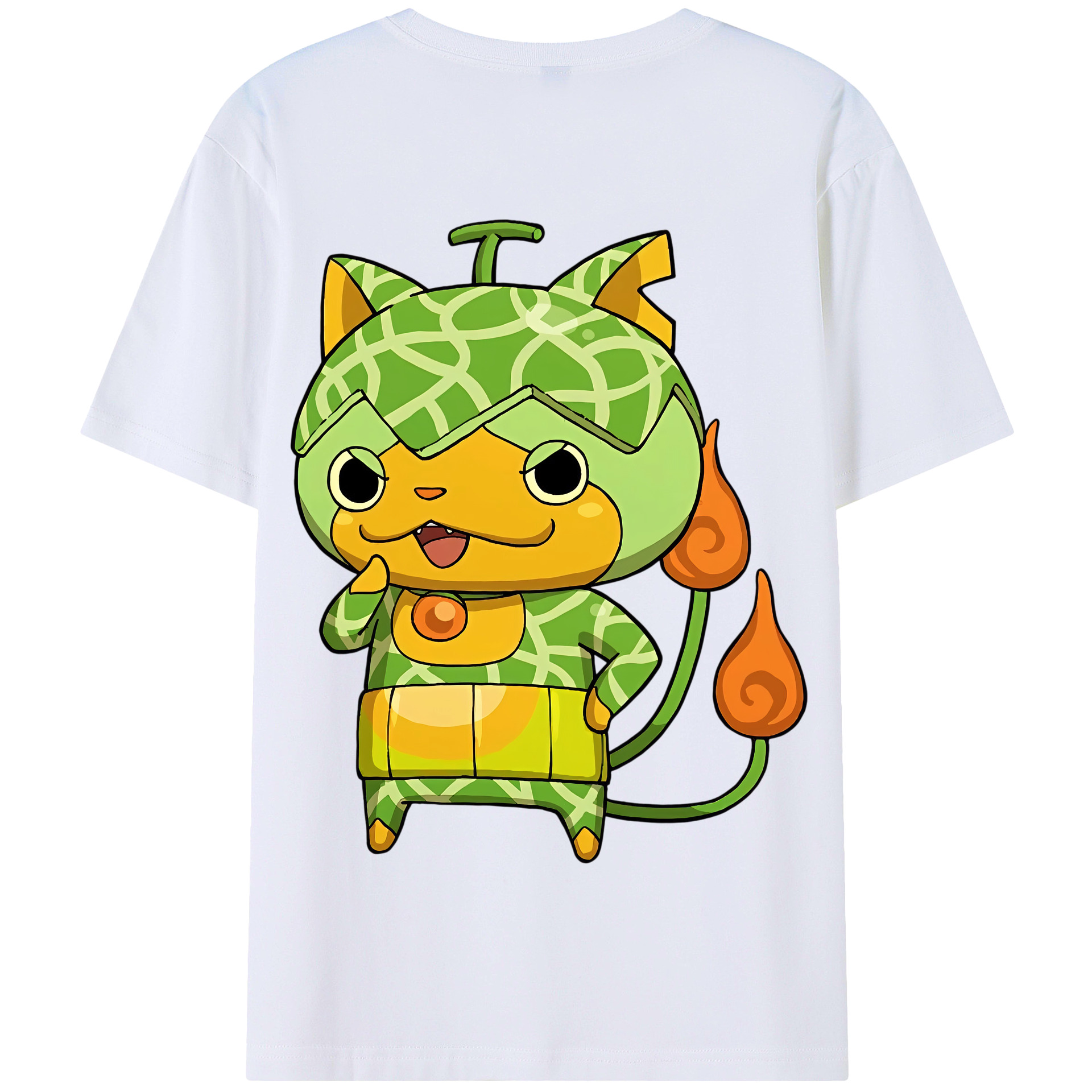 （画像用） 妖怪ウォッチ Yo-kai Watch 綿100％半袖Tシャツ（背面プリント）