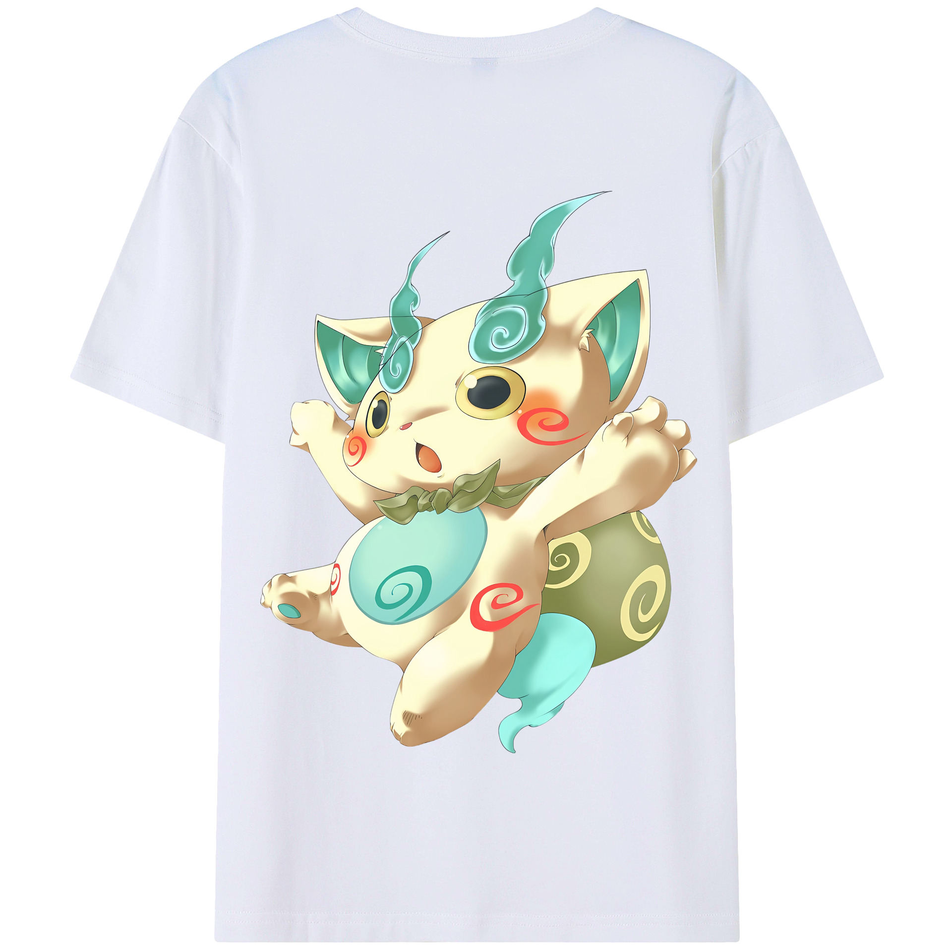 （画像用） 妖怪ウォッチ Yo-kai Watch 綿100％半袖Tシャツ（背面プリント）