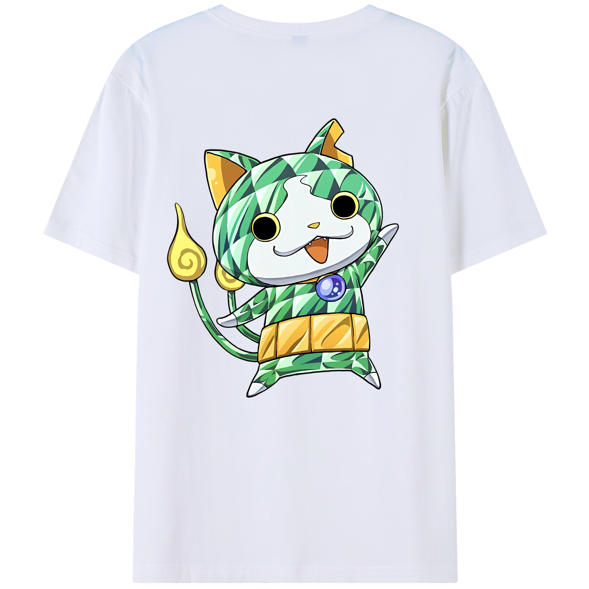 （画像用） 妖怪ウォッチ Yo-kai Watch 綿100％半袖Tシャツ（背面プリント）