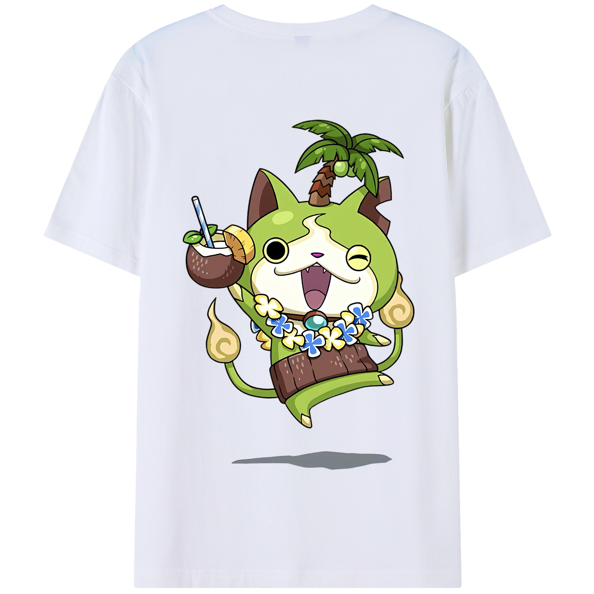 （画像用） 妖怪ウォッチ Yo-kai Watch 綿100％半袖Tシャツ（背面プリント）