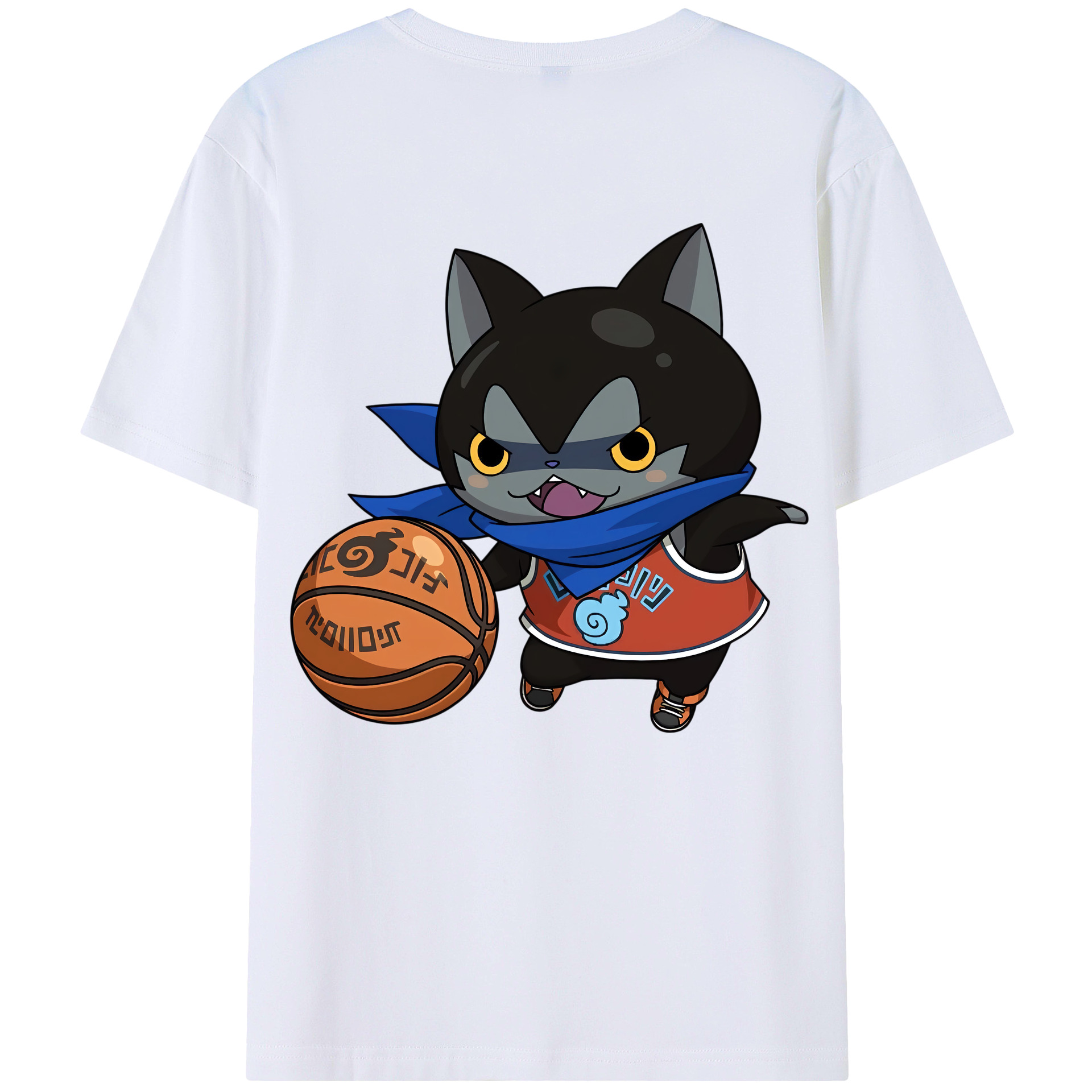 （画像用） 妖怪ウォッチ Yo-kai Watch 綿100％半袖Tシャツ（背面プリント）