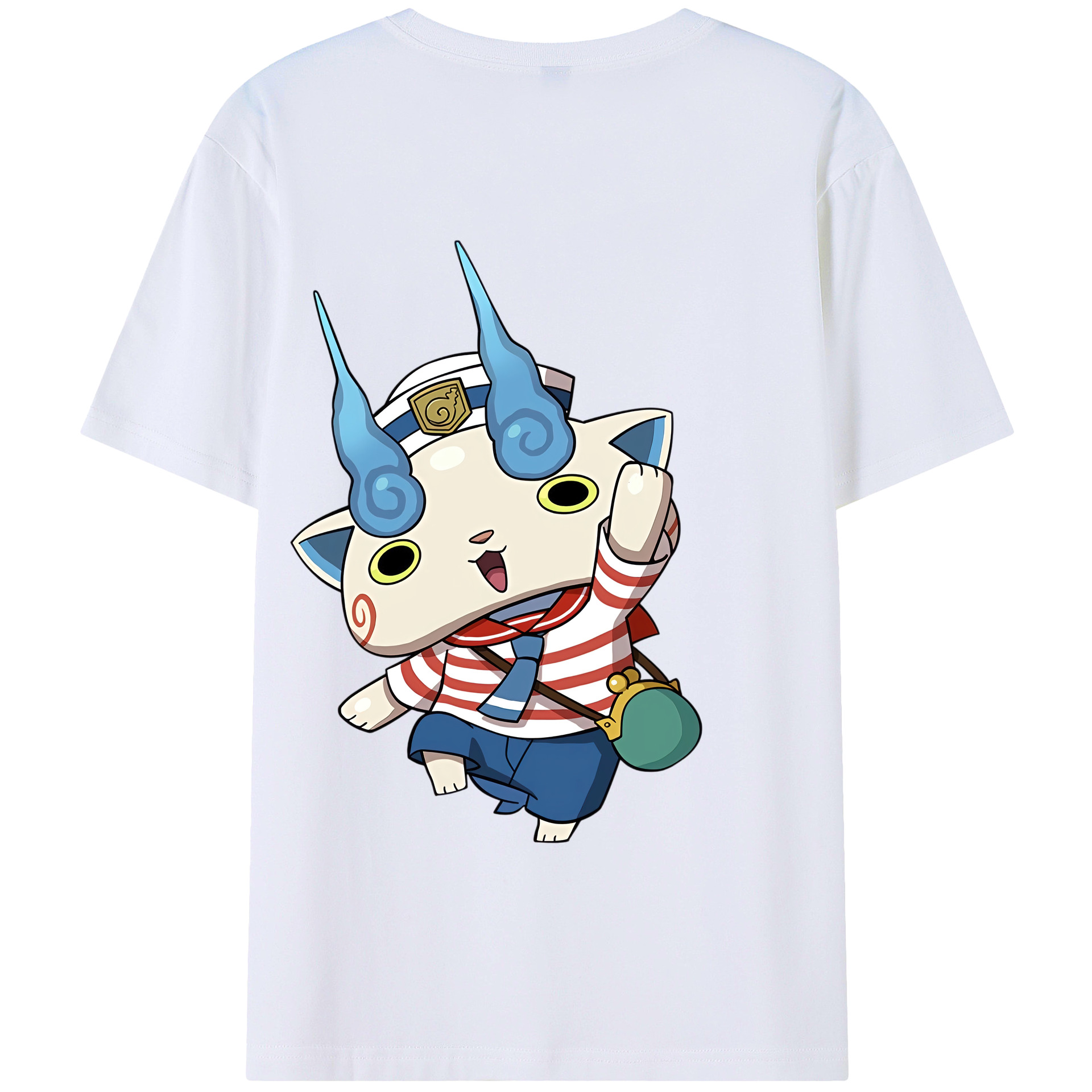 （画像用） 妖怪ウォッチ Yo-kai Watch 綿100％半袖Tシャツ（背面プリント）