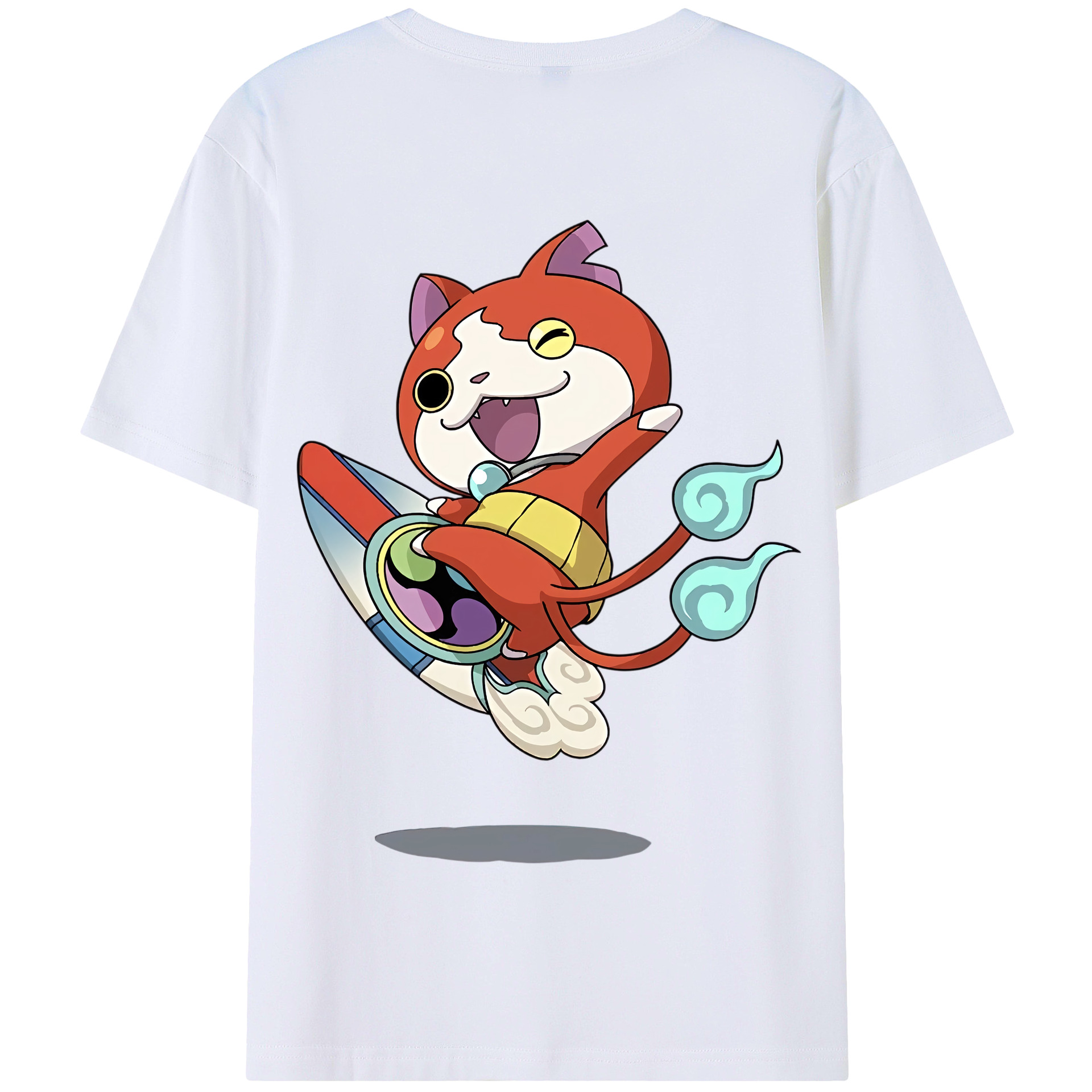 （画像用） 妖怪ウォッチ Yo-kai Watch 綿100％半袖Tシャツ（背面プリント）