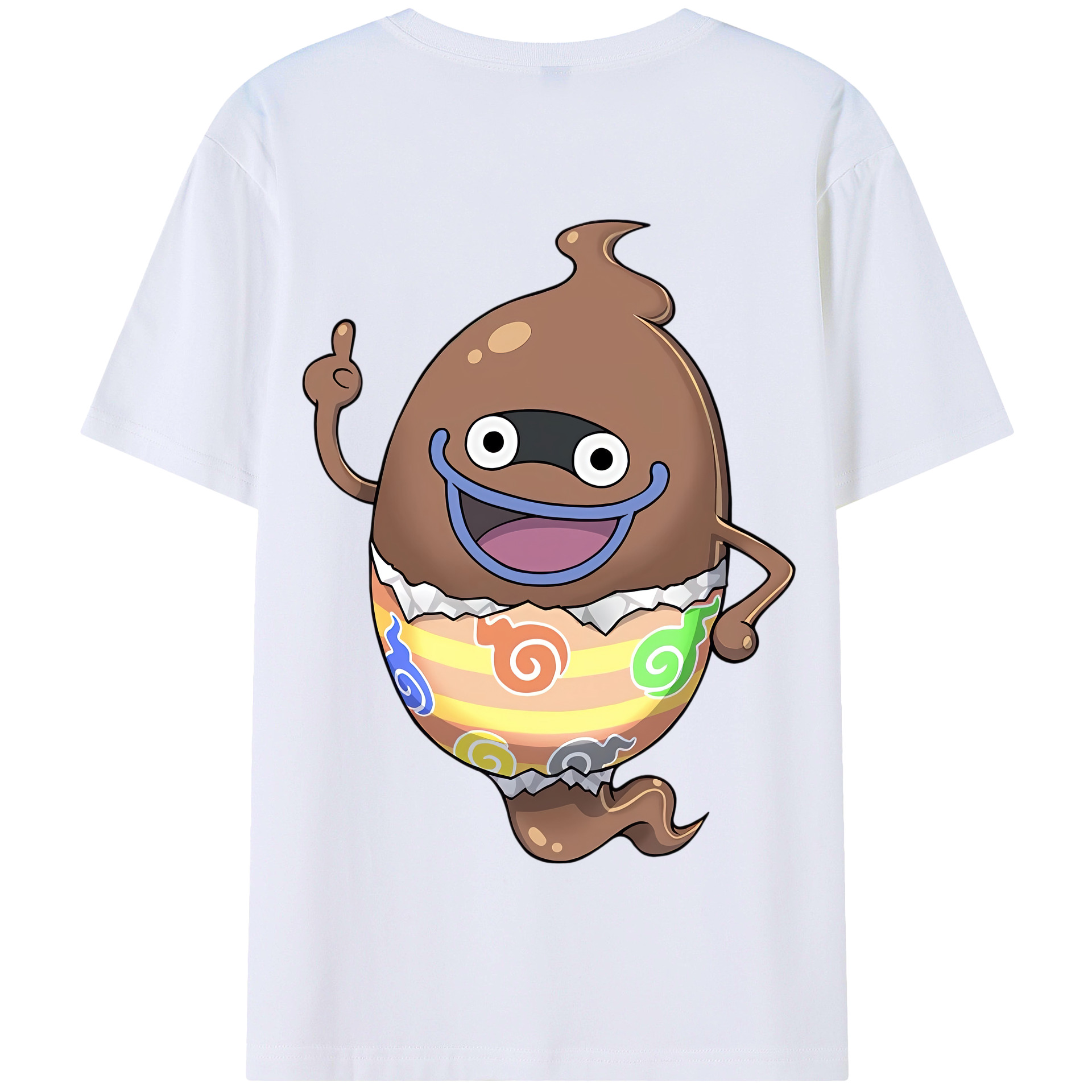 （画像用） 妖怪ウォッチ Yo-kai Watch 綿100％半袖Tシャツ（背面プリント）