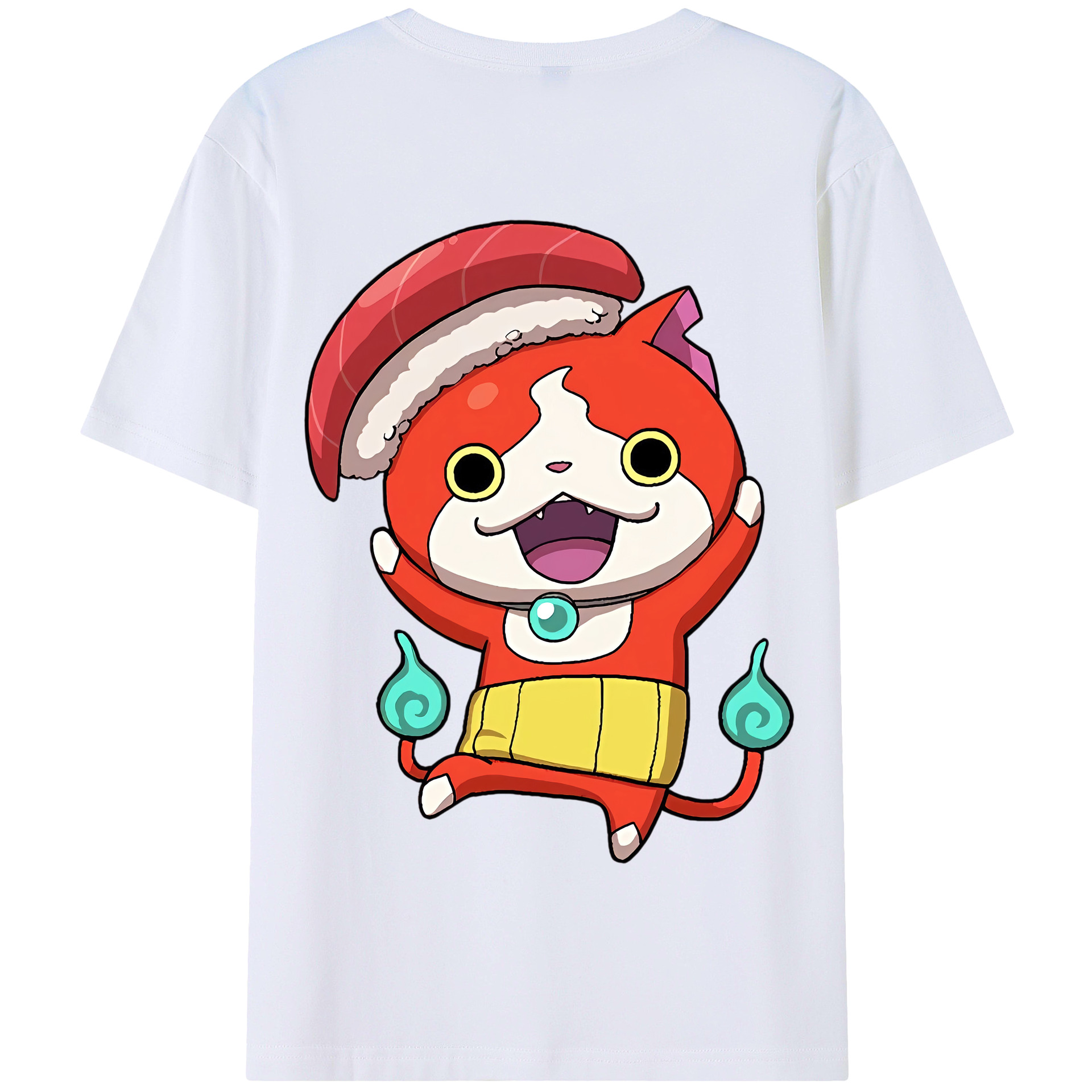 （画像用） 妖怪ウォッチ Yo-kai Watch 綿100％半袖Tシャツ（背面プリント）