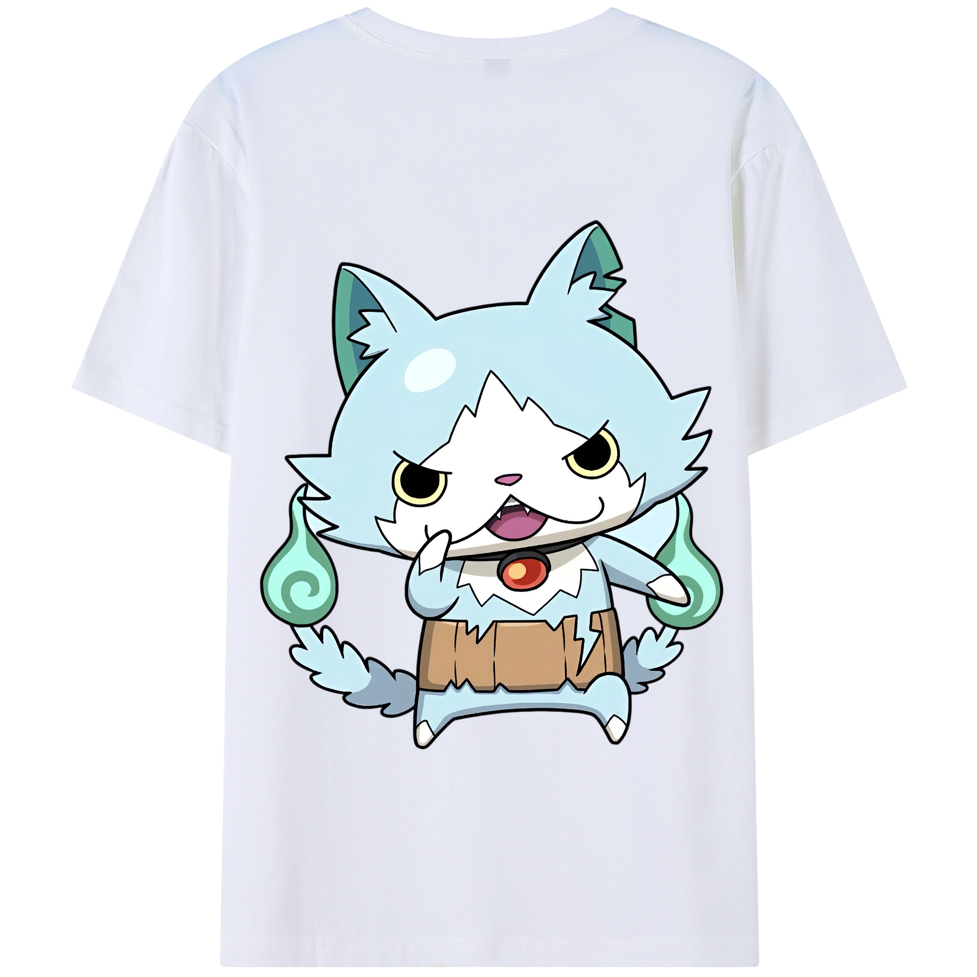 （画像用） 妖怪ウォッチ Yo-kai Watch 綿100％半袖Tシャツ（背面プリント）