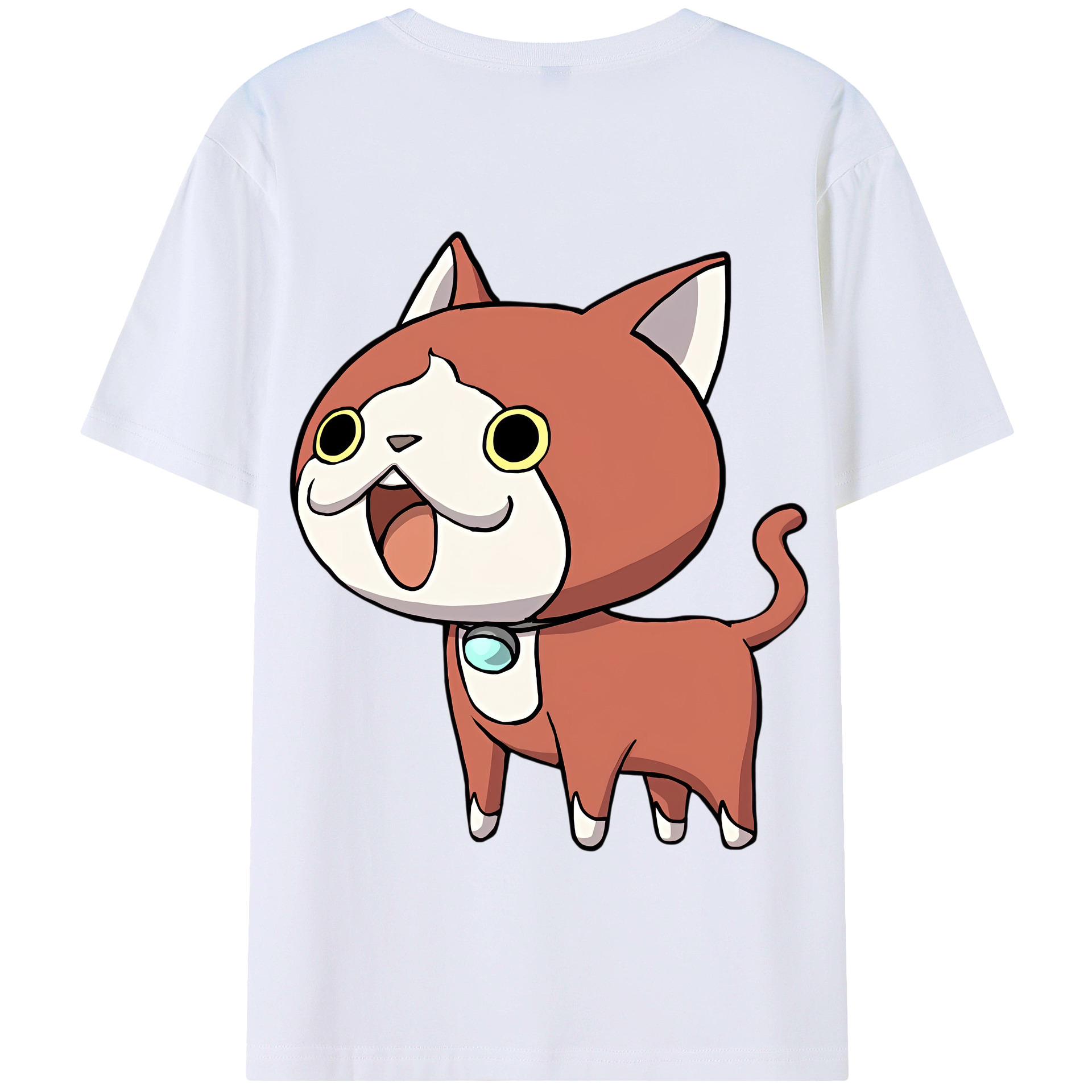 （画像用） 妖怪ウォッチ Yo-kai Watch 綿100％半袖Tシャツ（背面プリント）