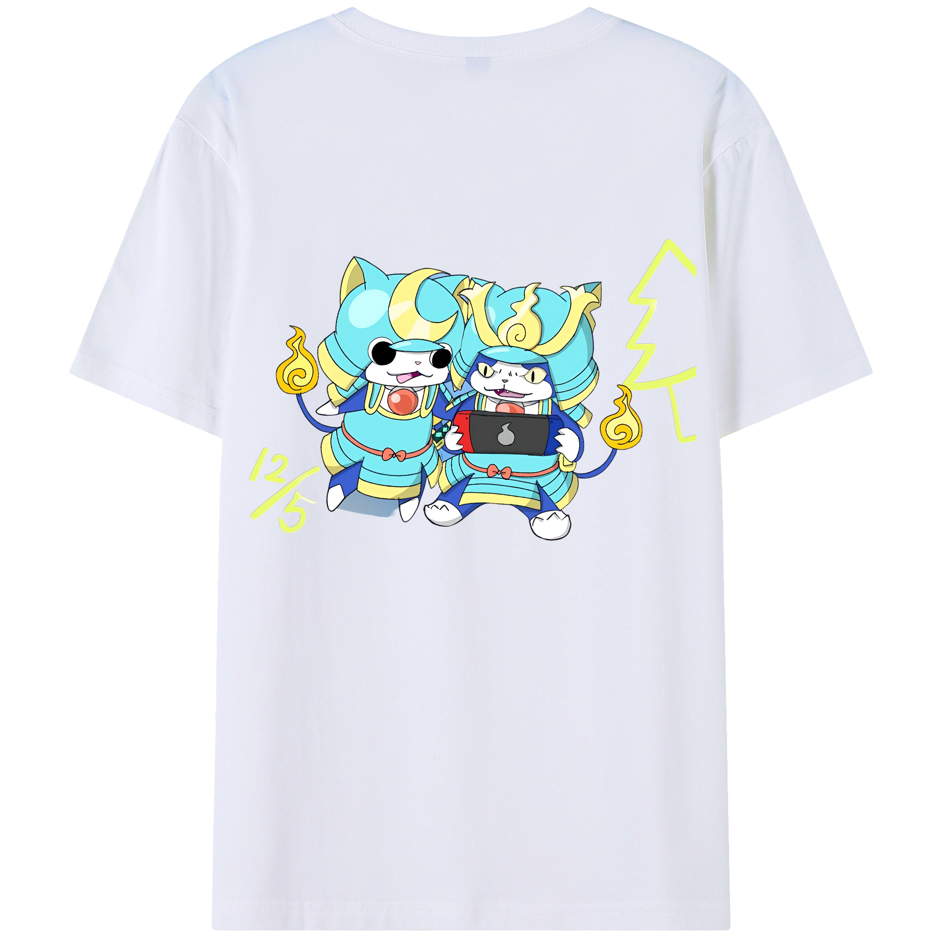 （画像用） 妖怪ウォッチ Yo-kai Watch 綿100％半袖Tシャツ（背面プリント）