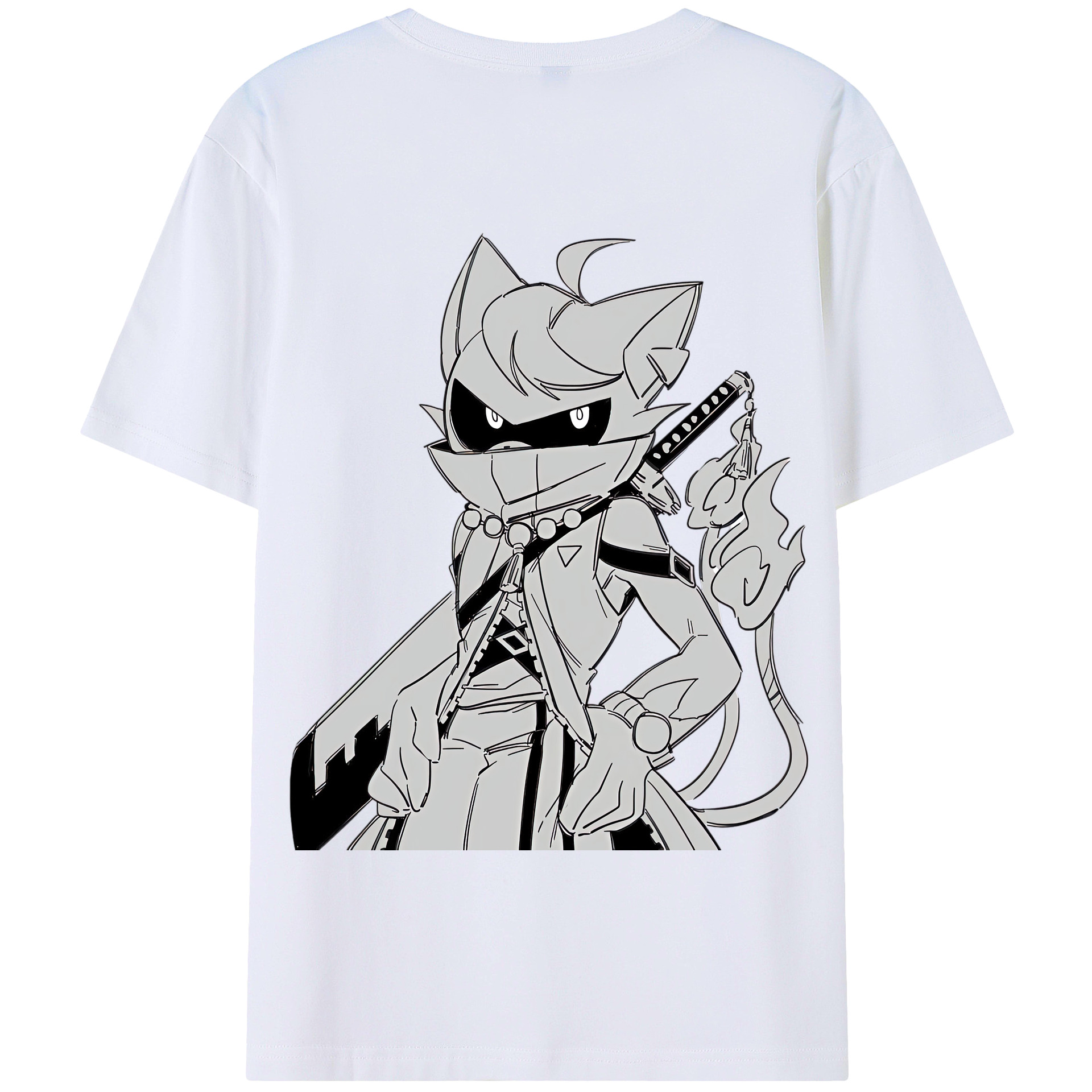 （画像用） 妖怪ウォッチ Yo-kai Watch 綿100％半袖Tシャツ（背面プリント）