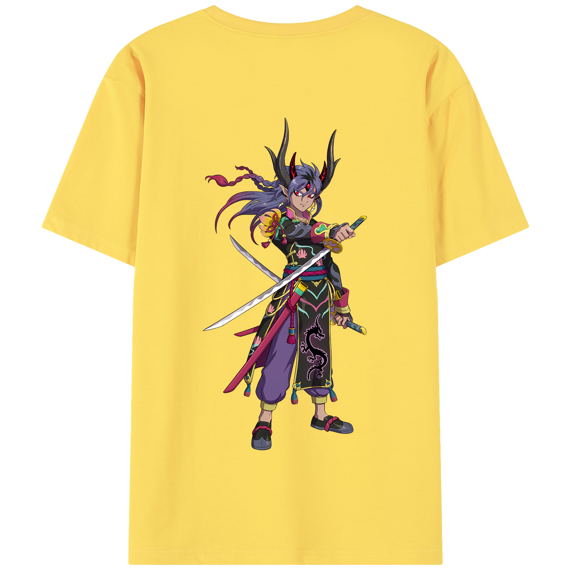 （画像用） 妖怪ウォッチ Yo-kai Watch 綿100％半袖Tシャツ（背面プリント）