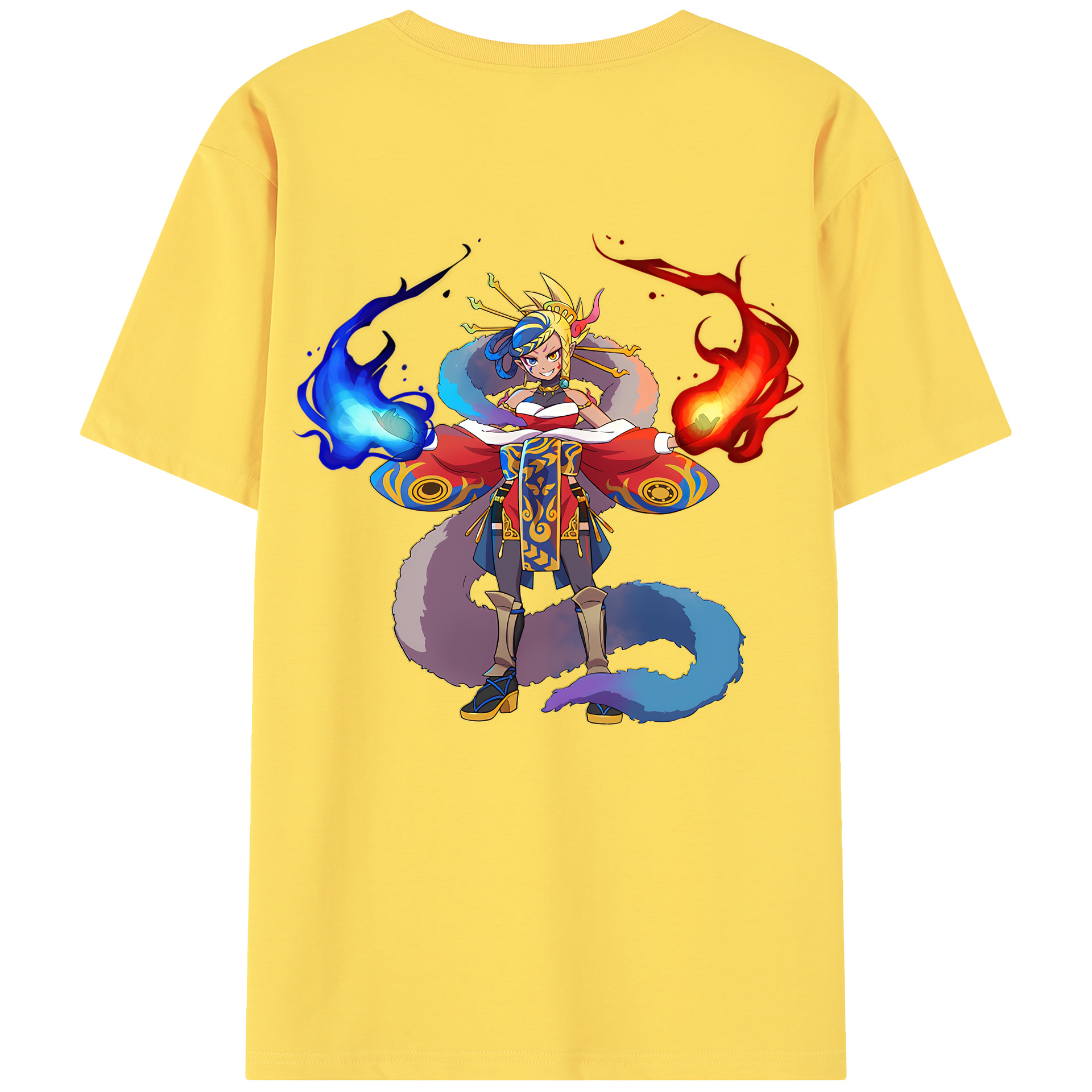 （画像用） 妖怪ウォッチ Yo-kai Watch 綿100％半袖Tシャツ（背面プリント）