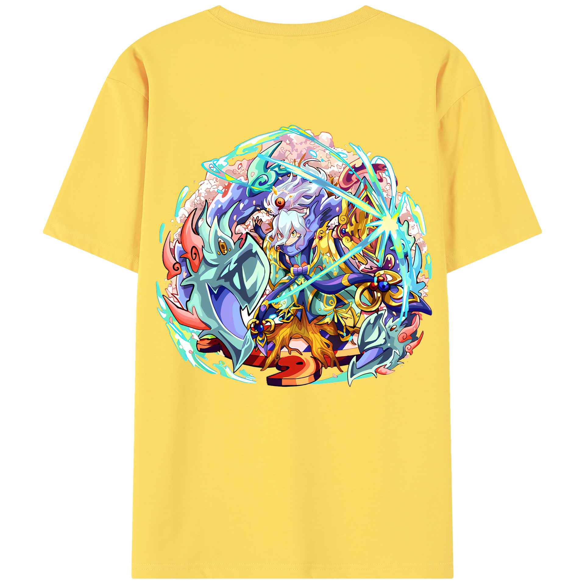 （画像用） 妖怪ウォッチ Yo-kai Watch 綿100％半袖Tシャツ（背面プリント）