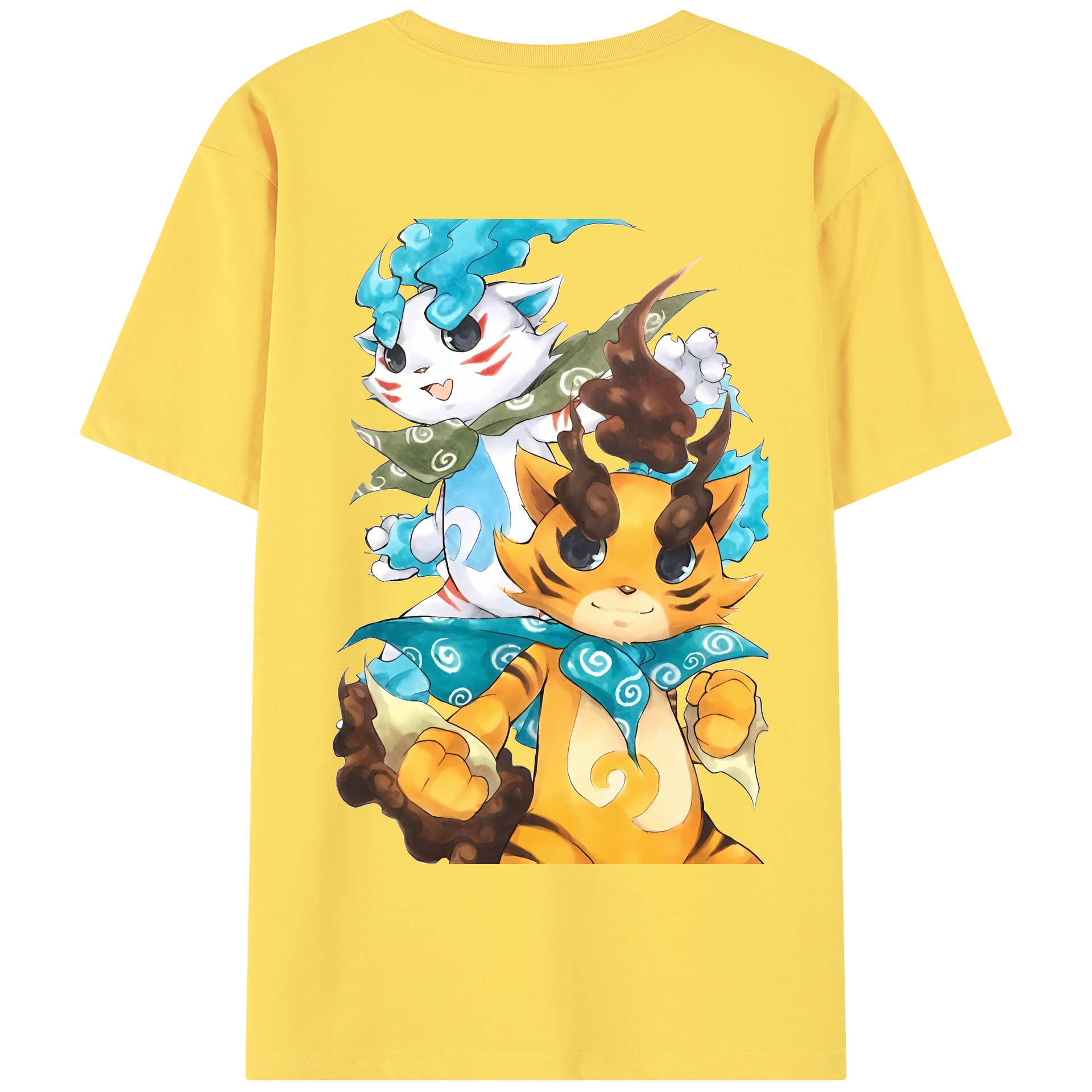 （画像用） 妖怪ウォッチ Yo-kai Watch 綿100％半袖Tシャツ（背面プリント）