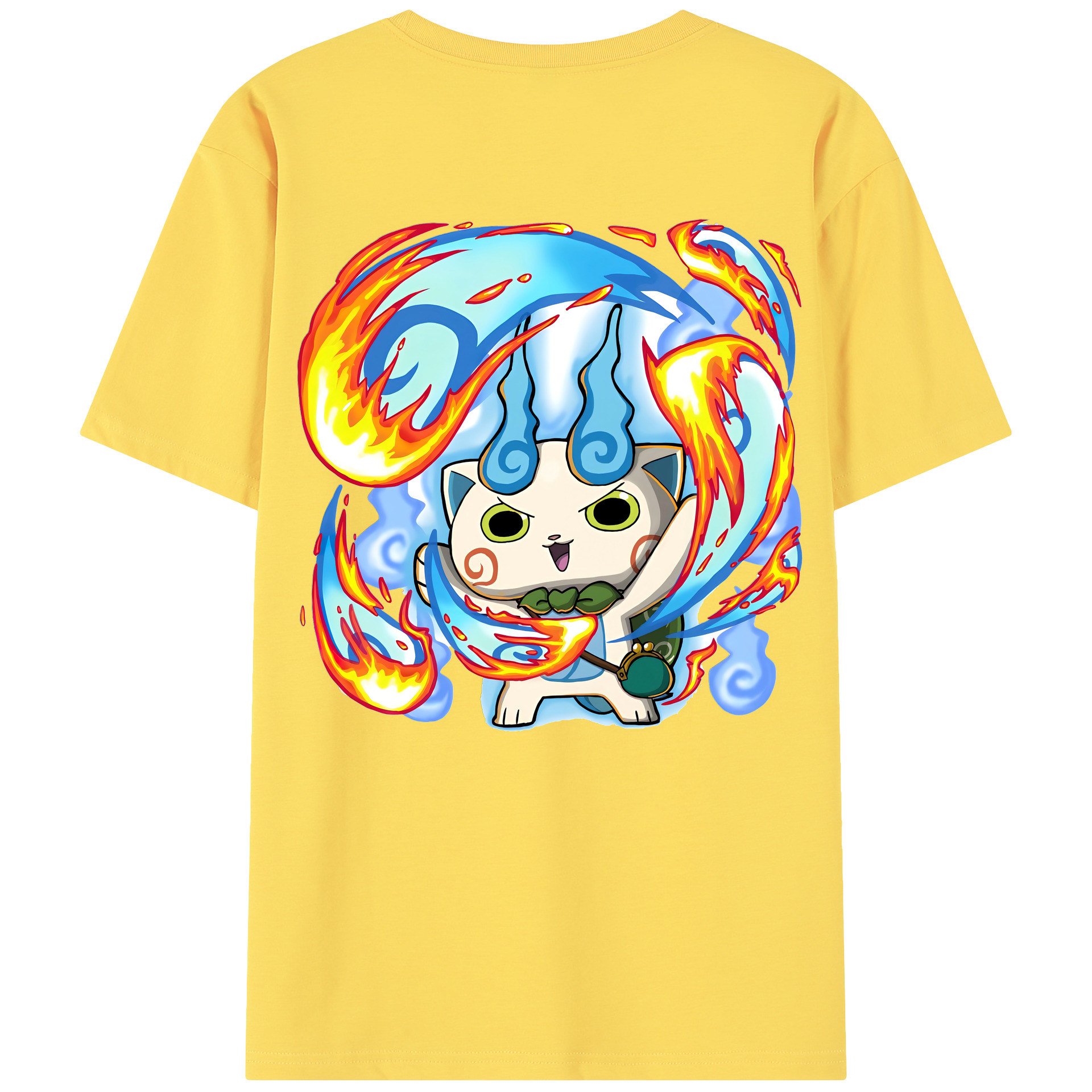 （画像用） 妖怪ウォッチ Yo-kai Watch 綿100％半袖Tシャツ（背面プリント）