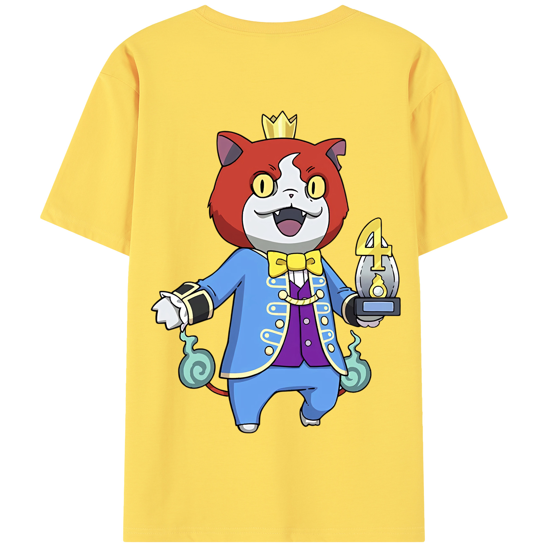（画像用） 妖怪ウォッチ Yo-kai Watch 綿100％半袖Tシャツ（背面プリント）