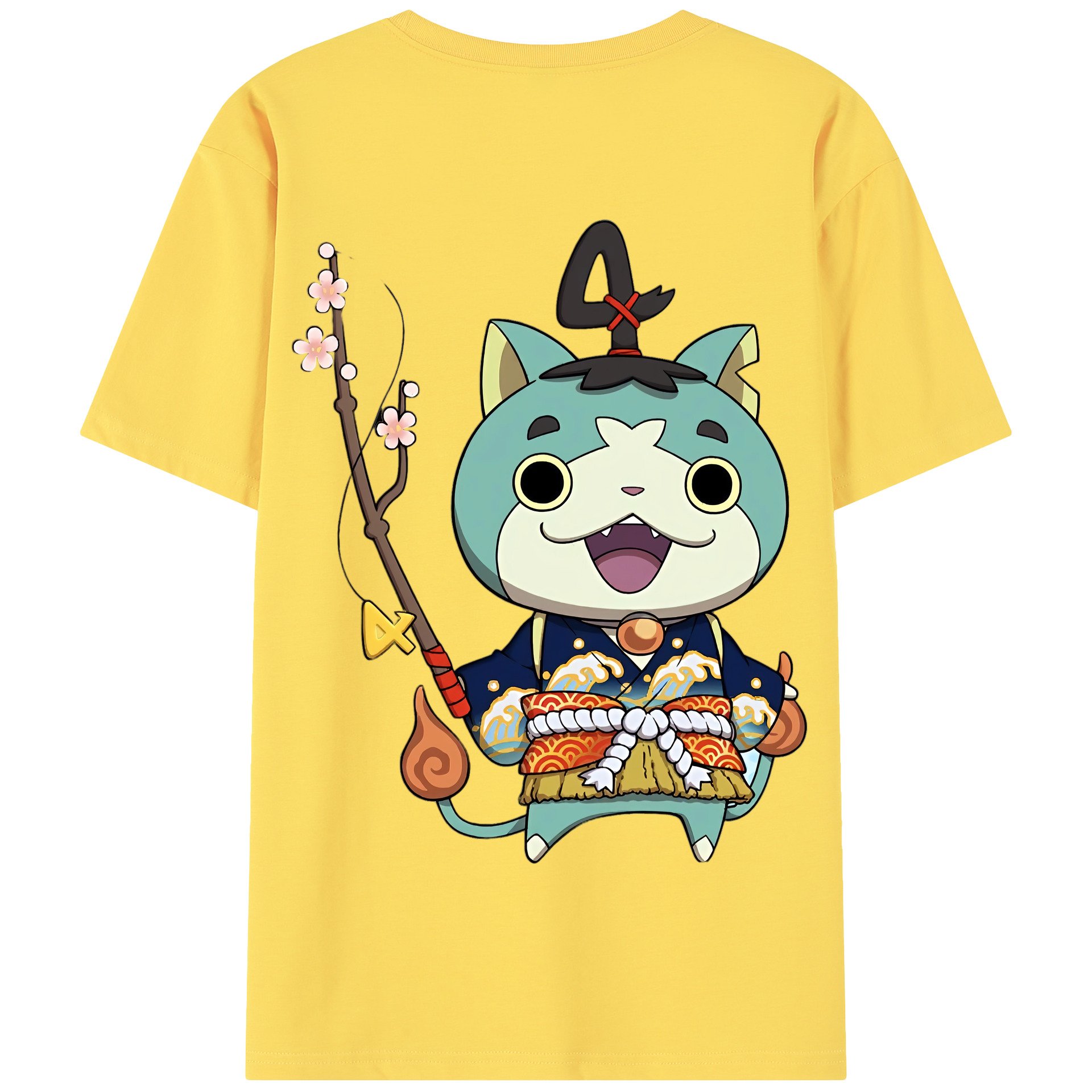 （画像用） 妖怪ウォッチ Yo-kai Watch 綿100％半袖Tシャツ（背面プリント）