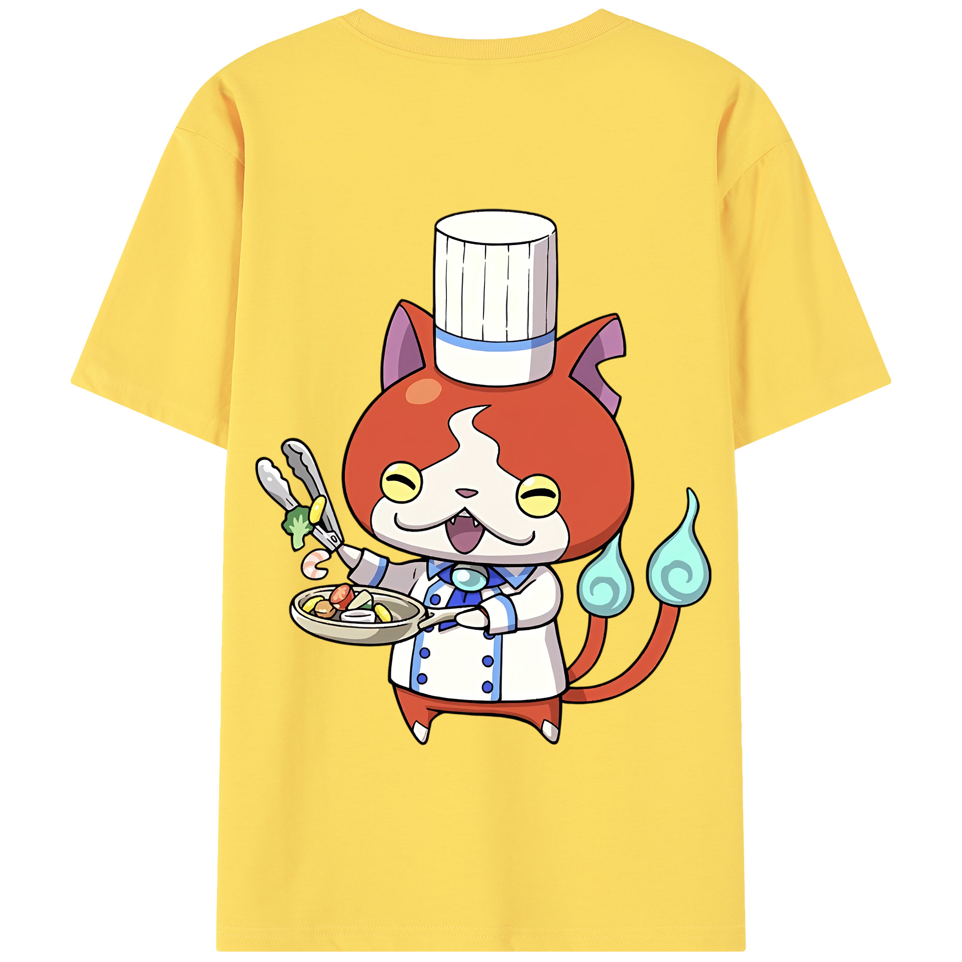 （画像用） 妖怪ウォッチ Yo-kai Watch 綿100％半袖Tシャツ（背面プリント）