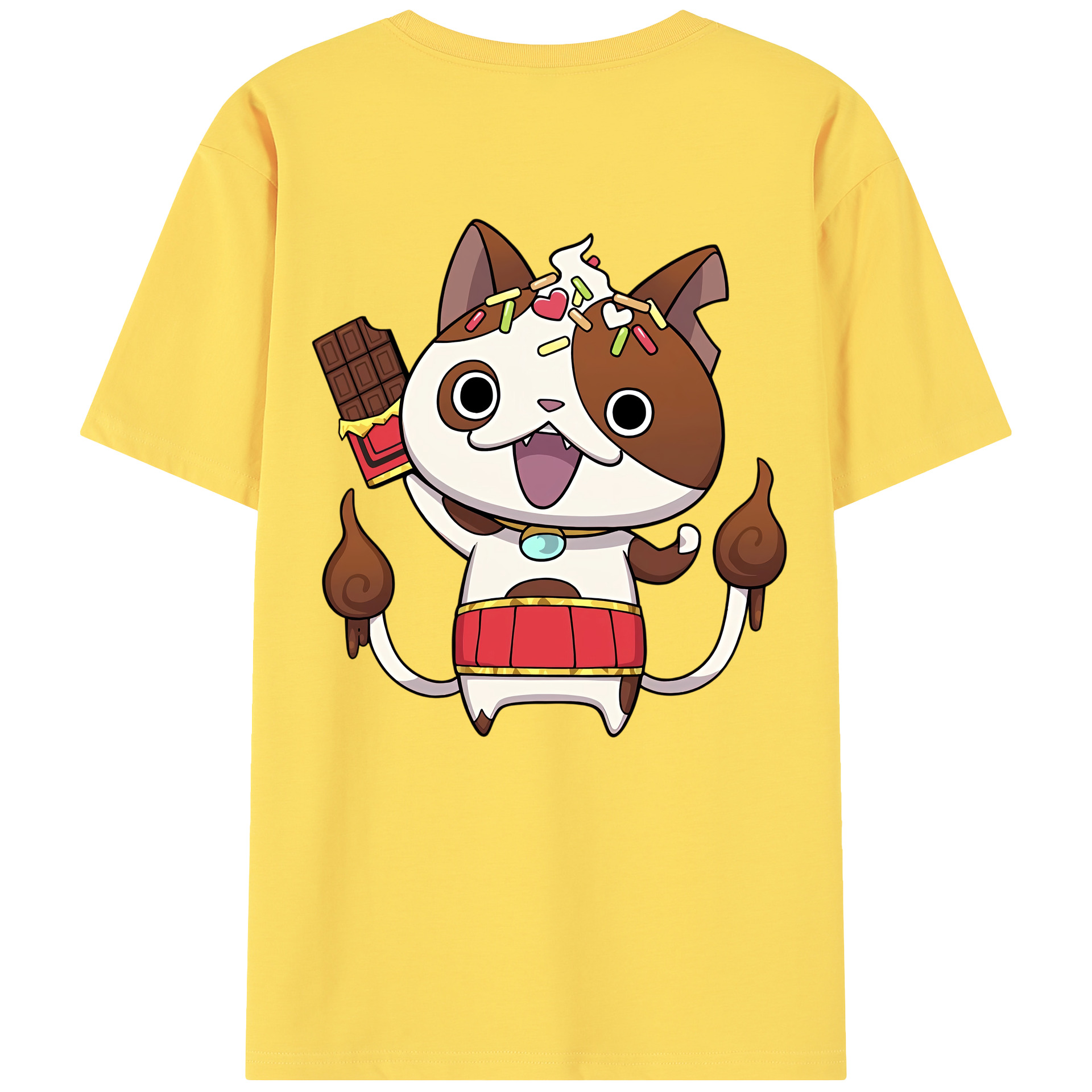 （画像用） 妖怪ウォッチ Yo-kai Watch 綿100％半袖Tシャツ（背面プリント）