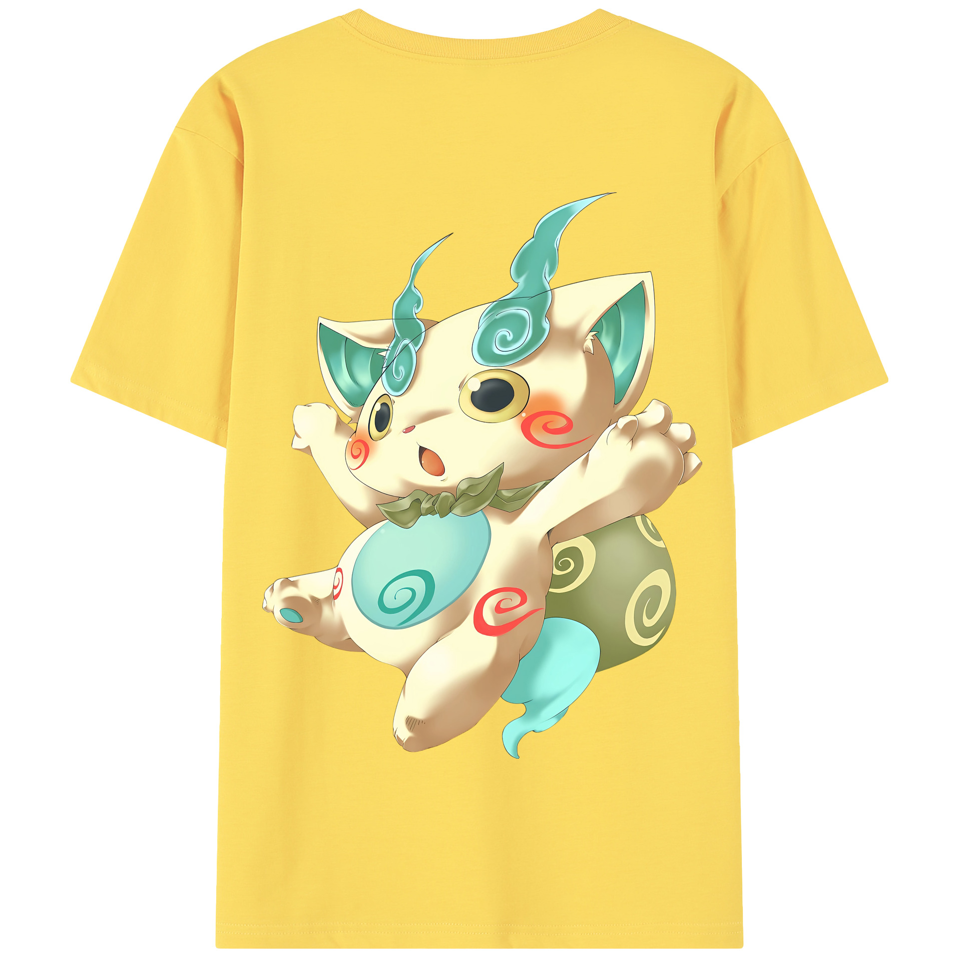 （画像用） 妖怪ウォッチ Yo-kai Watch 綿100％半袖Tシャツ（背面プリント）