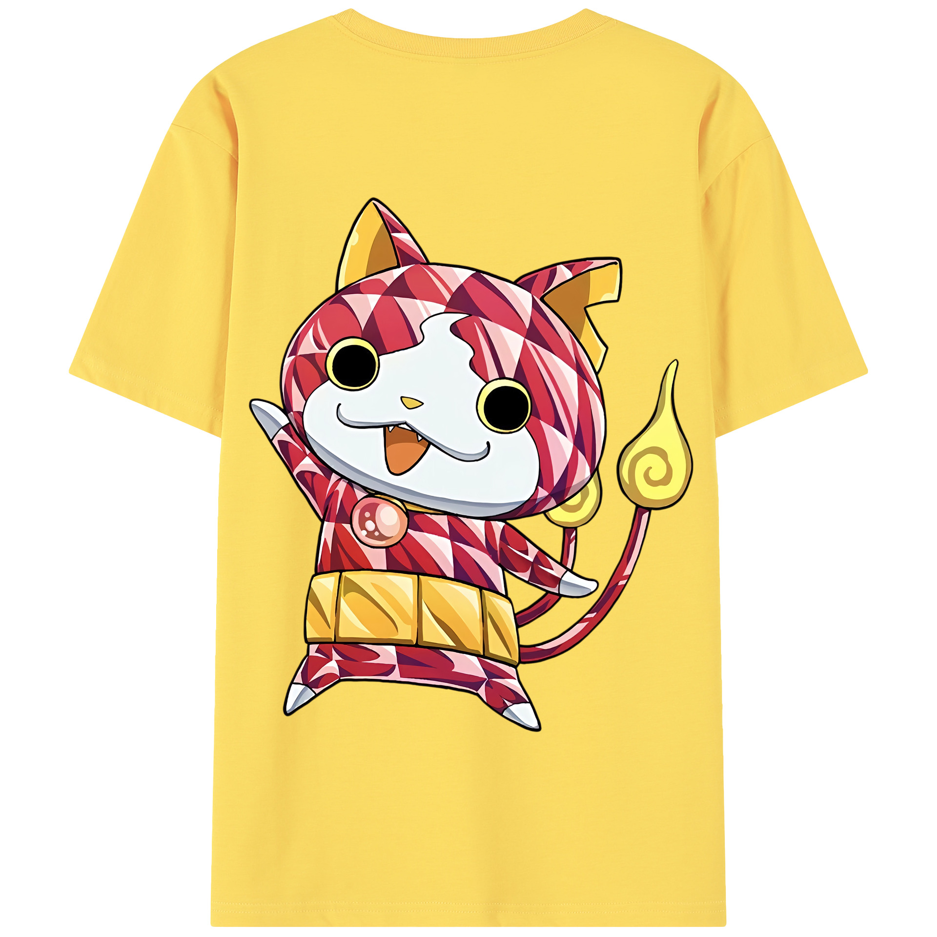 （画像用） 妖怪ウォッチ Yo-kai Watch 綿100％半袖Tシャツ（背面プリント）