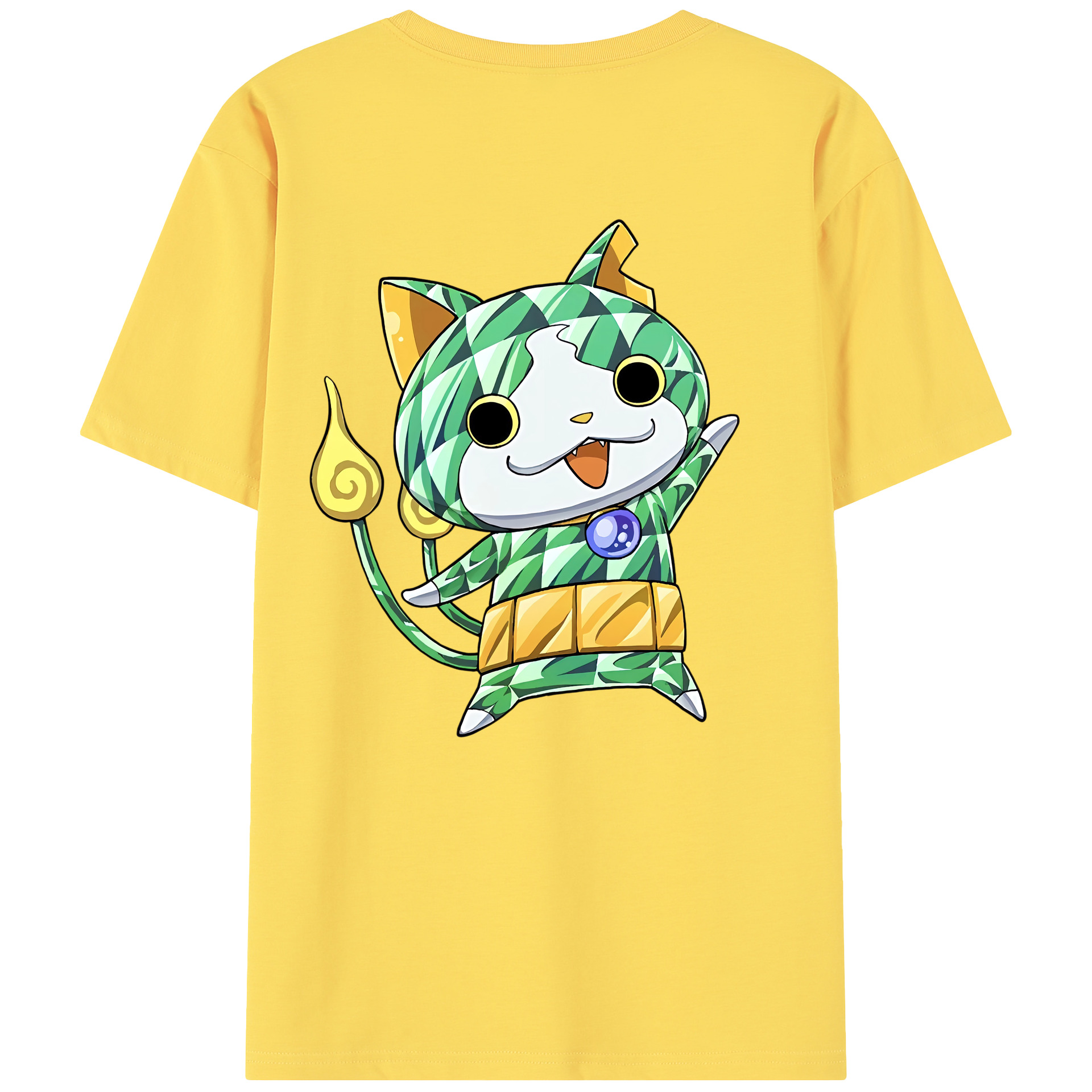 （画像用） 妖怪ウォッチ Yo-kai Watch 綿100％半袖Tシャツ（背面プリント）
