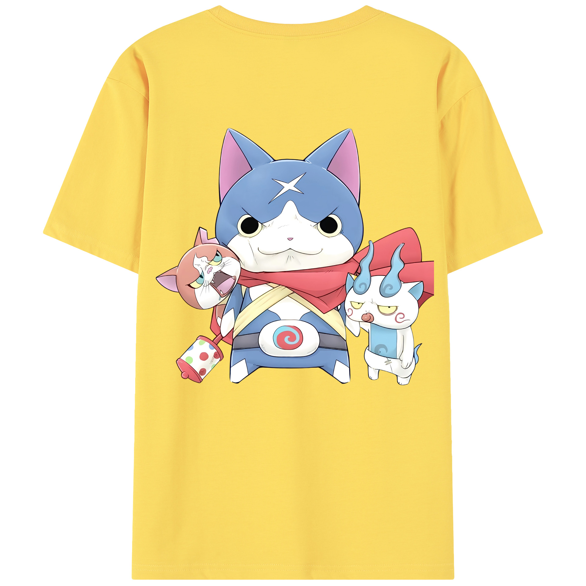 （画像用） 妖怪ウォッチ Yo-kai Watch 綿100％半袖Tシャツ（背面プリント）