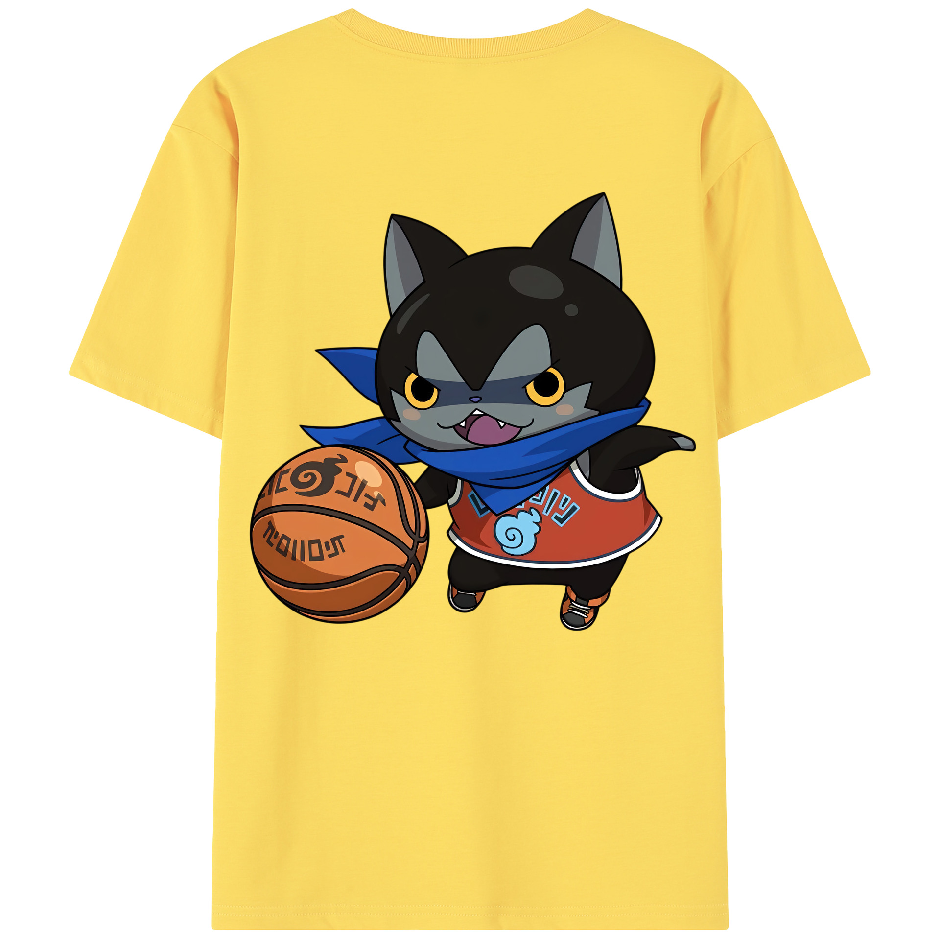 （画像用） 妖怪ウォッチ Yo-kai Watch 綿100％半袖Tシャツ（背面プリント）