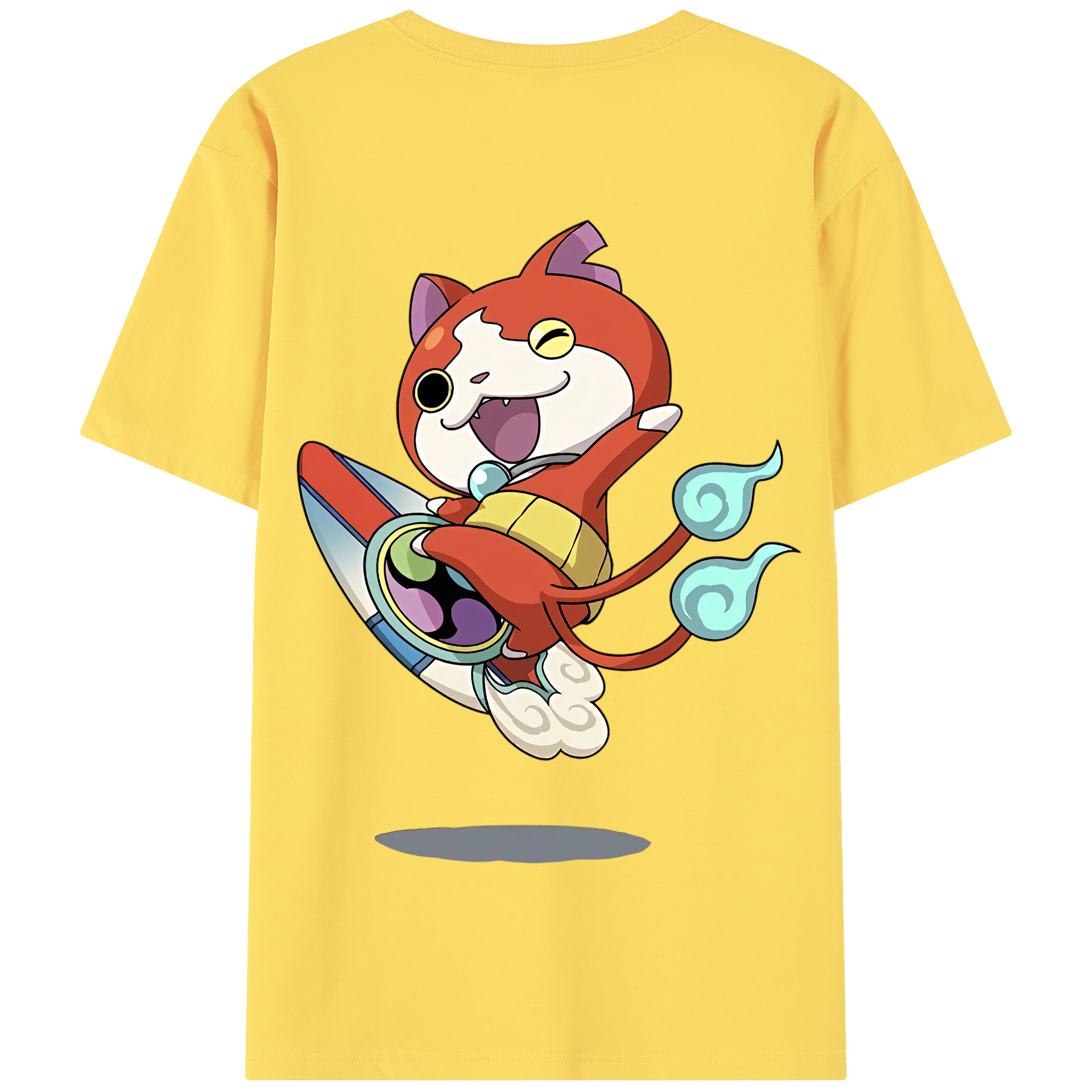 （画像用） 妖怪ウォッチ Yo-kai Watch 綿100％半袖Tシャツ（背面プリント）