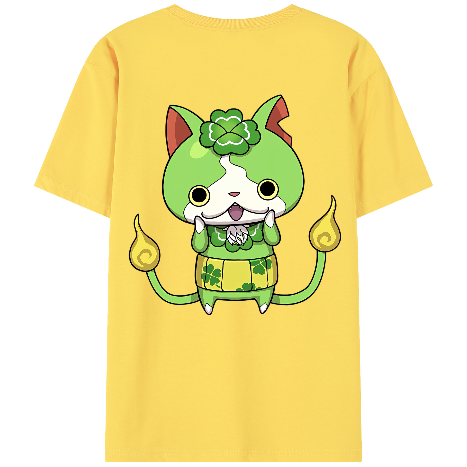（画像用） 妖怪ウォッチ Yo-kai Watch 綿100％半袖Tシャツ（背面プリント）