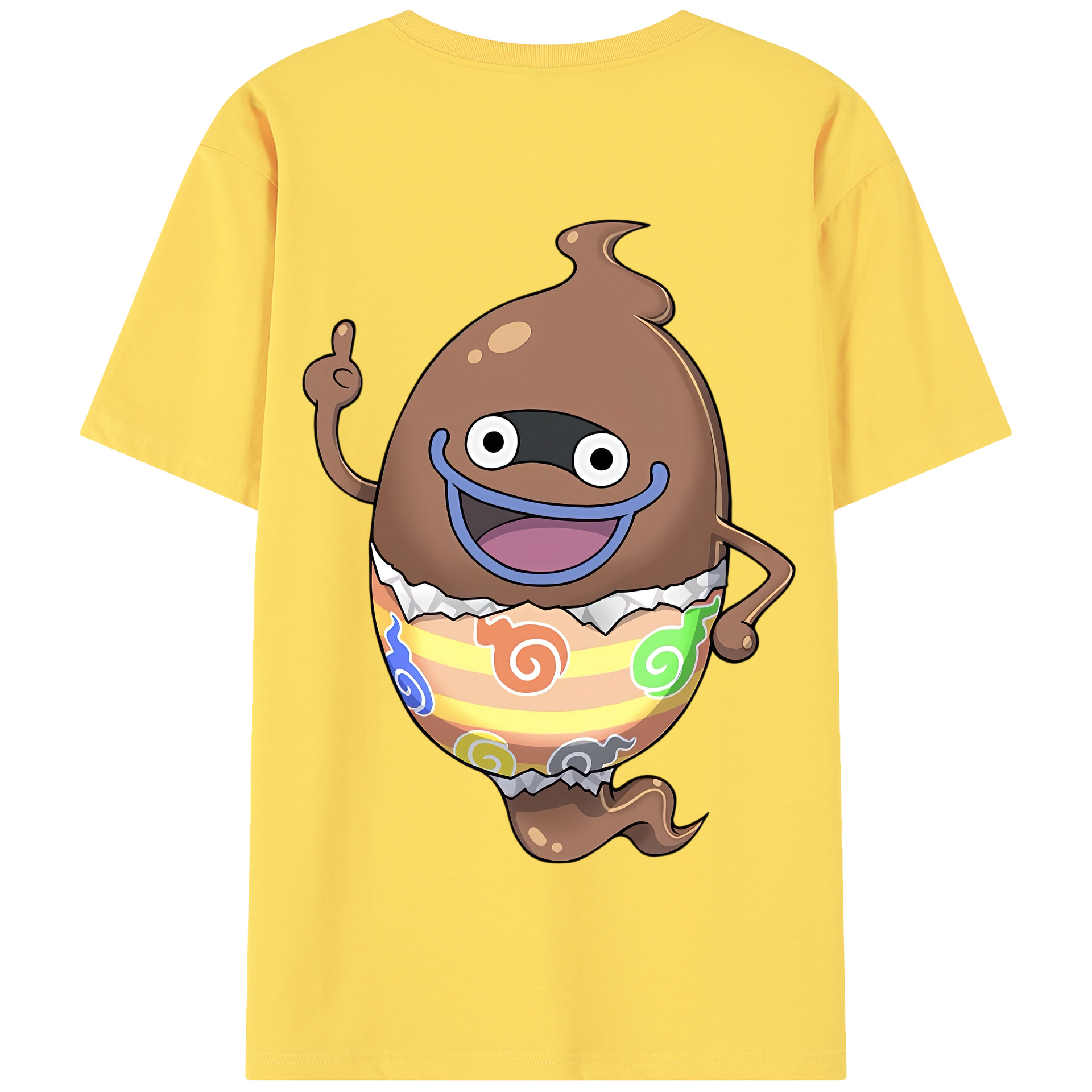 （画像用） 妖怪ウォッチ Yo-kai Watch 綿100％半袖Tシャツ（背面プリント）