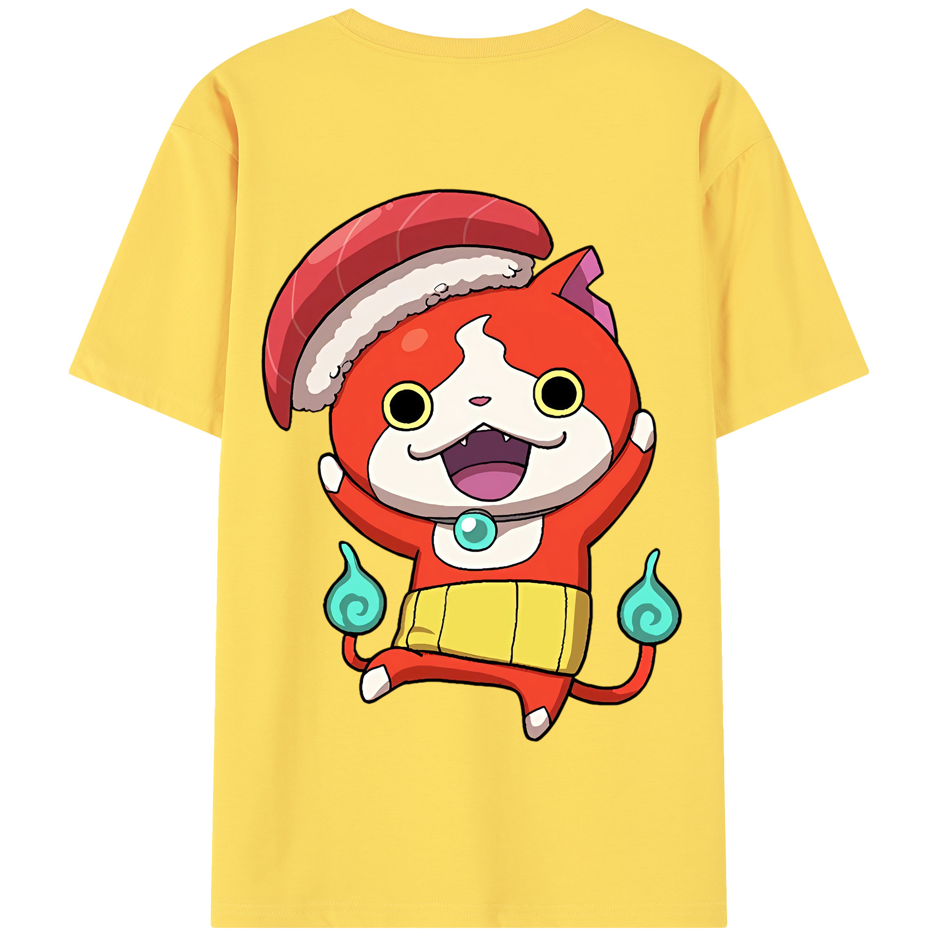 （画像用） 妖怪ウォッチ Yo-kai Watch 綿100％半袖Tシャツ（背面プリント）