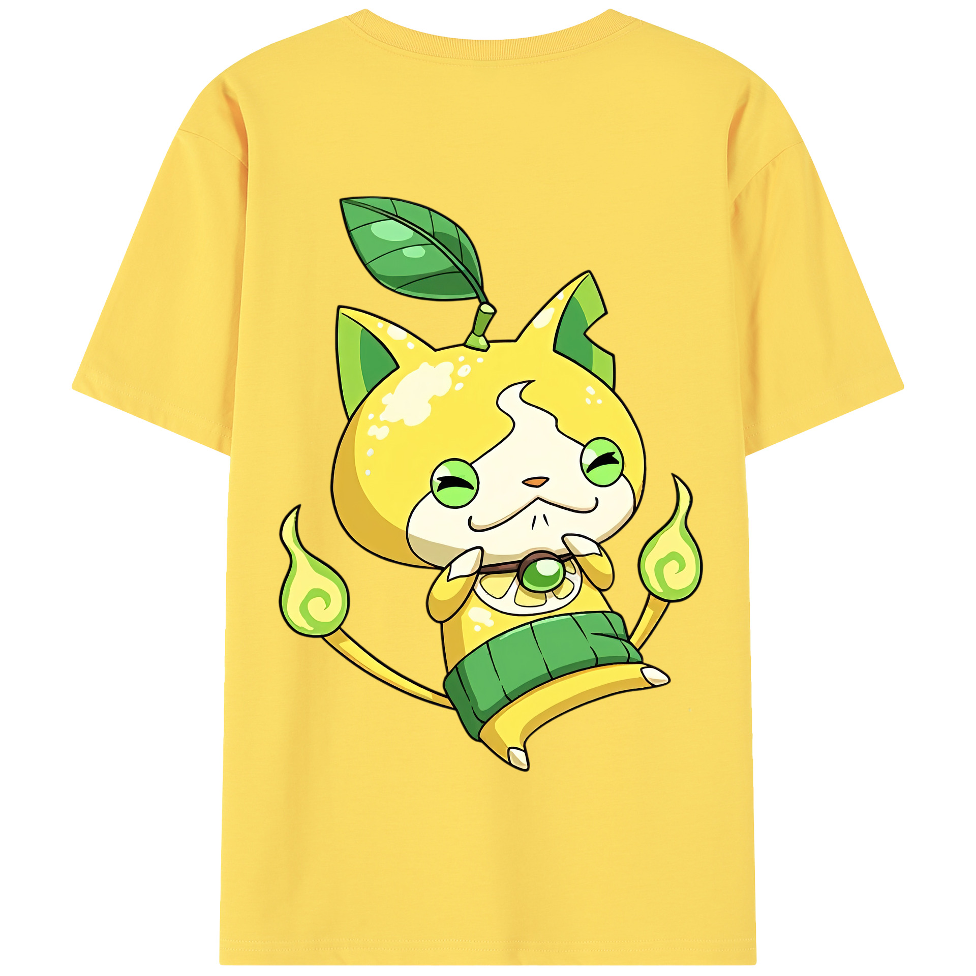 （画像用） 妖怪ウォッチ Yo-kai Watch 綿100％半袖Tシャツ（背面プリント）