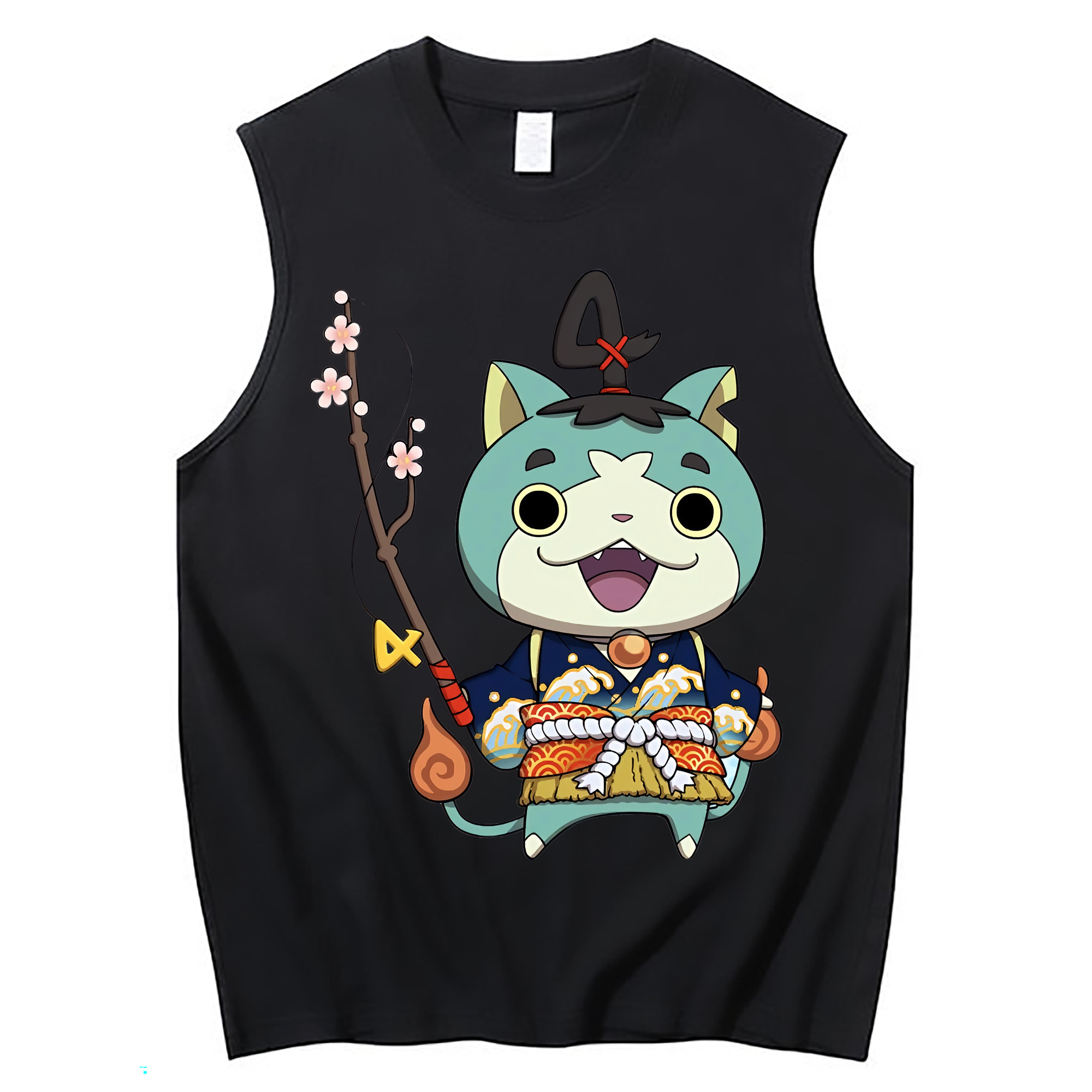（画像用） 妖怪ウォッチ Yo-kai Watch コットン100％タンクトップ（フロントプリント）