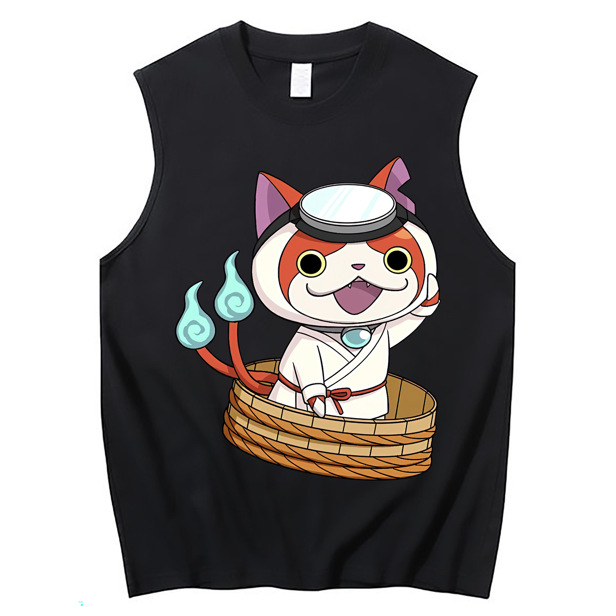 （画像用） 妖怪ウォッチ Yo-kai Watch コットン100％タンクトップ（フロントプリント）