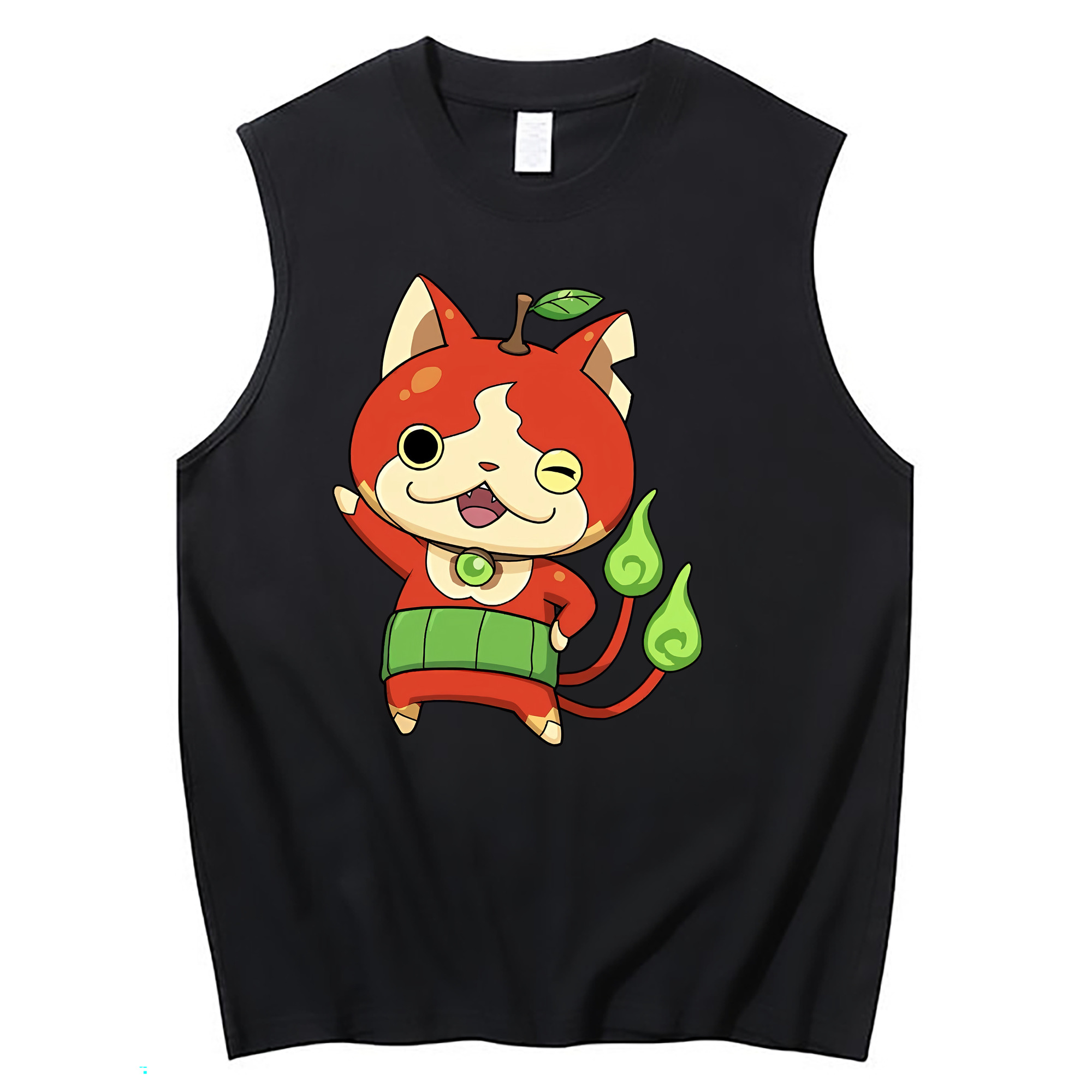 （画像用） 妖怪ウォッチ Yo-kai Watch コットン100％タンクトップ（フロントプリント）