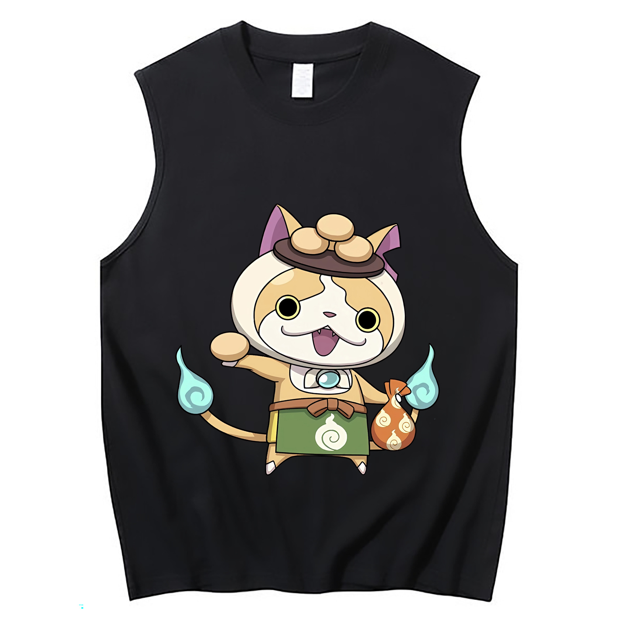 （画像用） 妖怪ウォッチ Yo-kai Watch コットン100％タンクトップ（フロントプリント）
