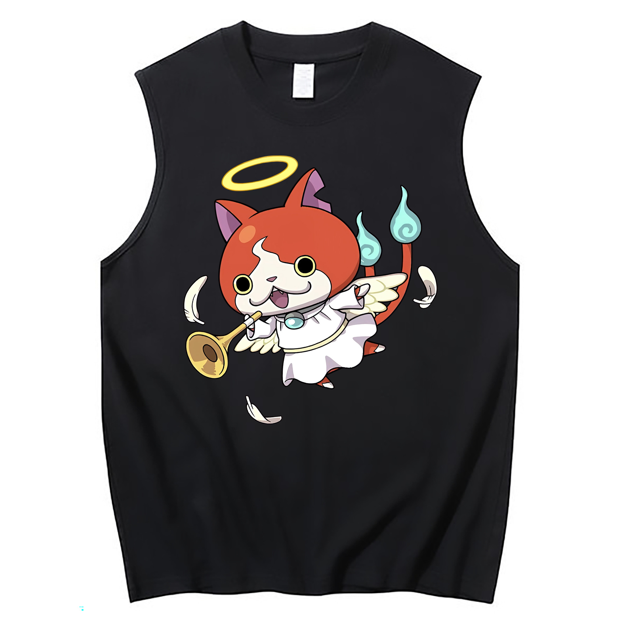 （画像用） 妖怪ウォッチ Yo-kai Watch コットン100％タンクトップ（フロントプリント）