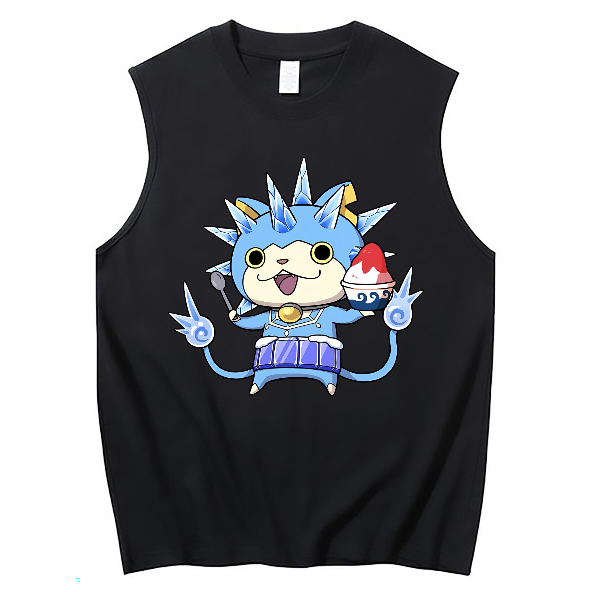 （画像用） 妖怪ウォッチ Yo-kai Watch コットン100％タンクトップ（フロントプリント）