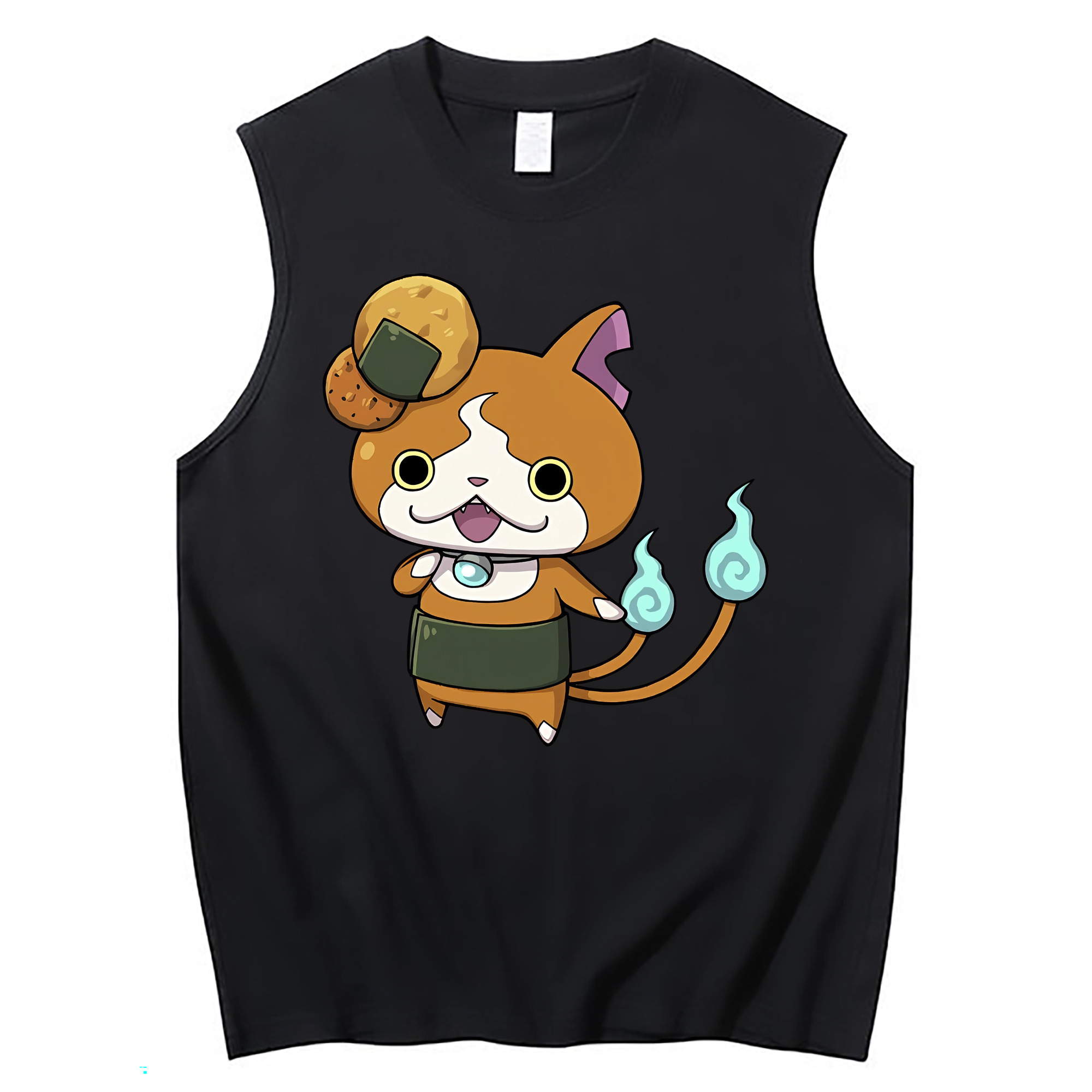 （画像用） 妖怪ウォッチ Yo-kai Watch コットン100％タンクトップ（フロントプリント）
